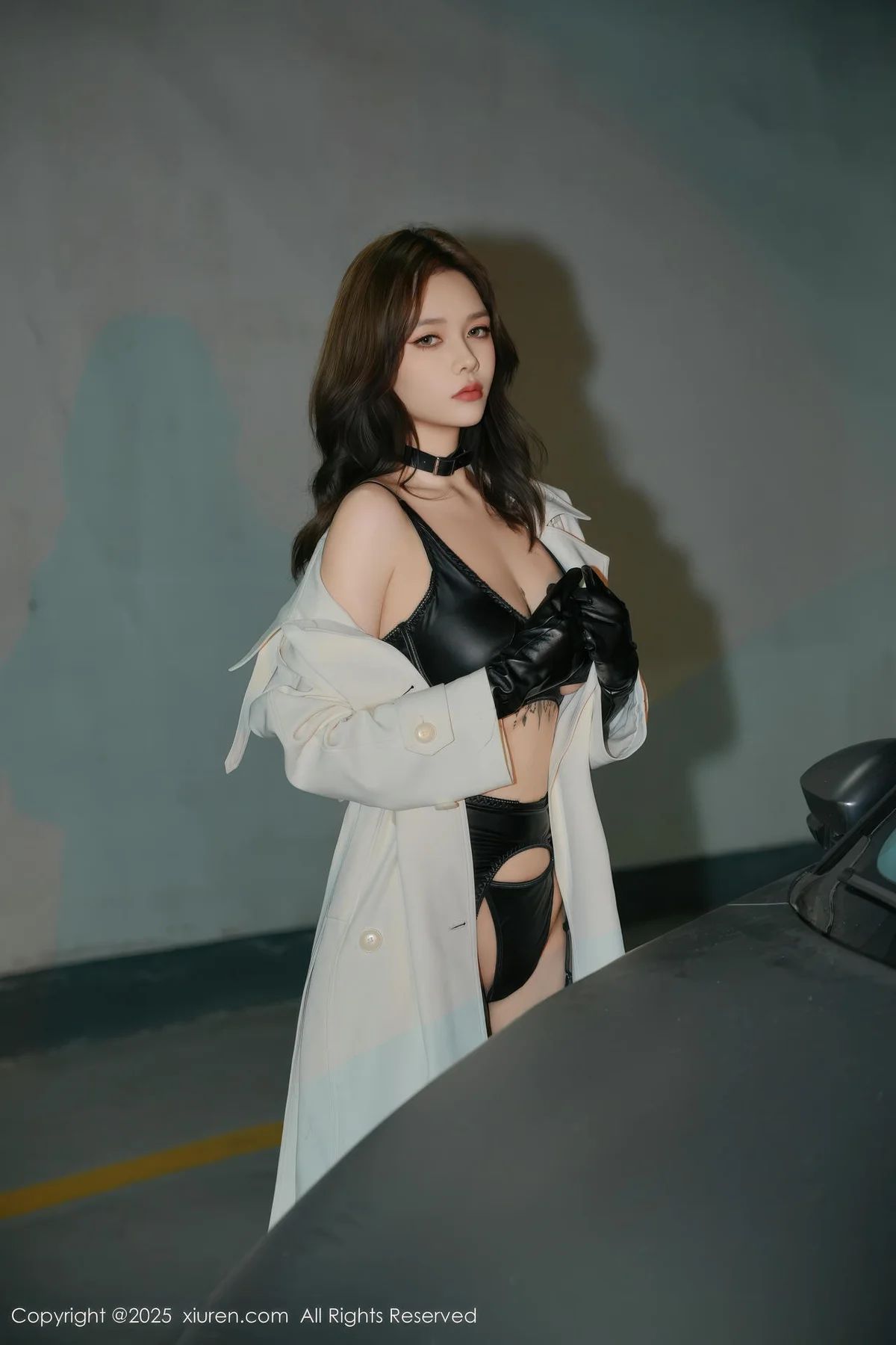 XiuRen 秀人 No.11176 娜比 黑色情趣内衣 - 5