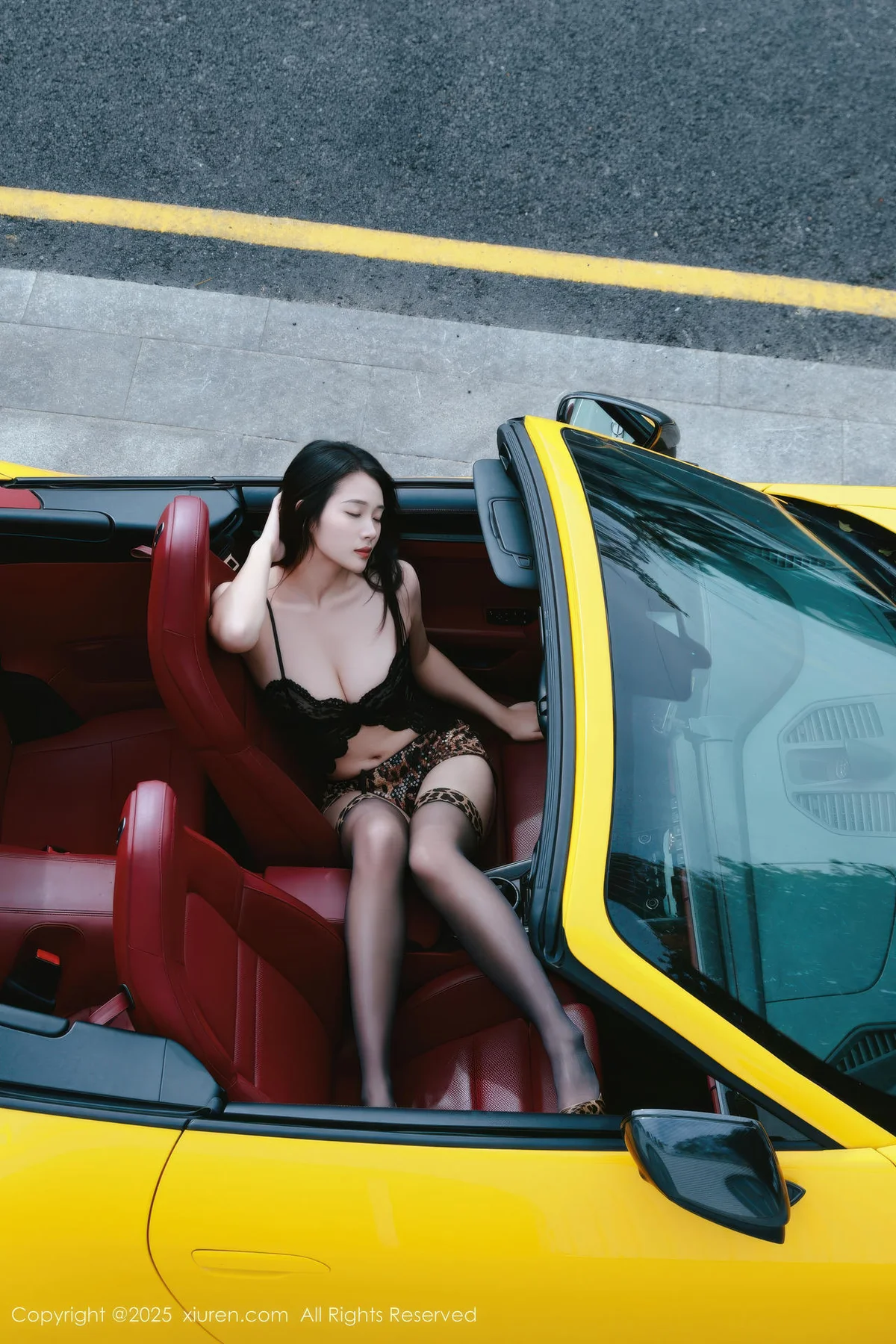 XiuRen 秀人 No.11179 南乔 黑色情趣内衣 - 1