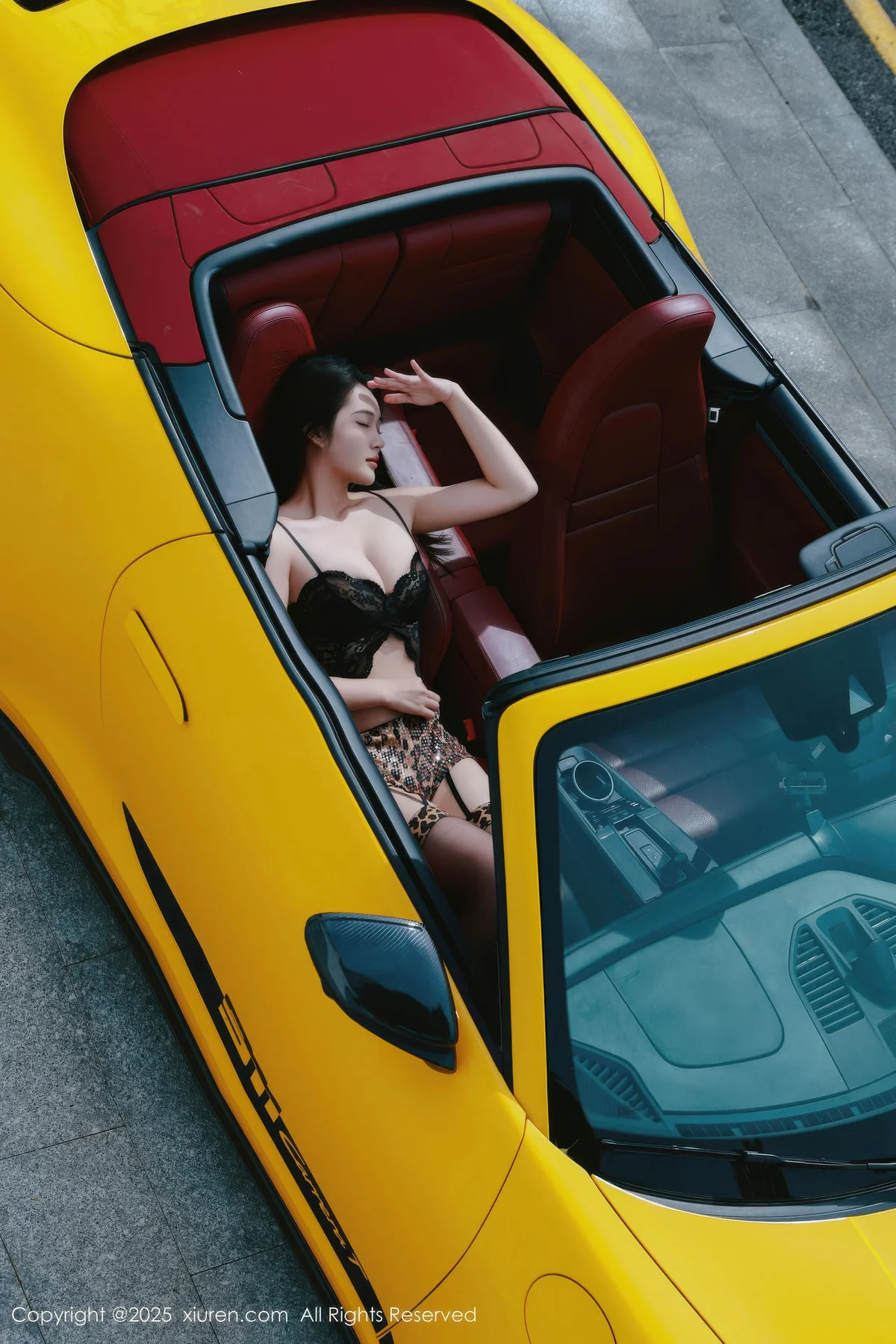 XiuRen 秀人 No.11179 南乔 黑色情趣内衣 - 3