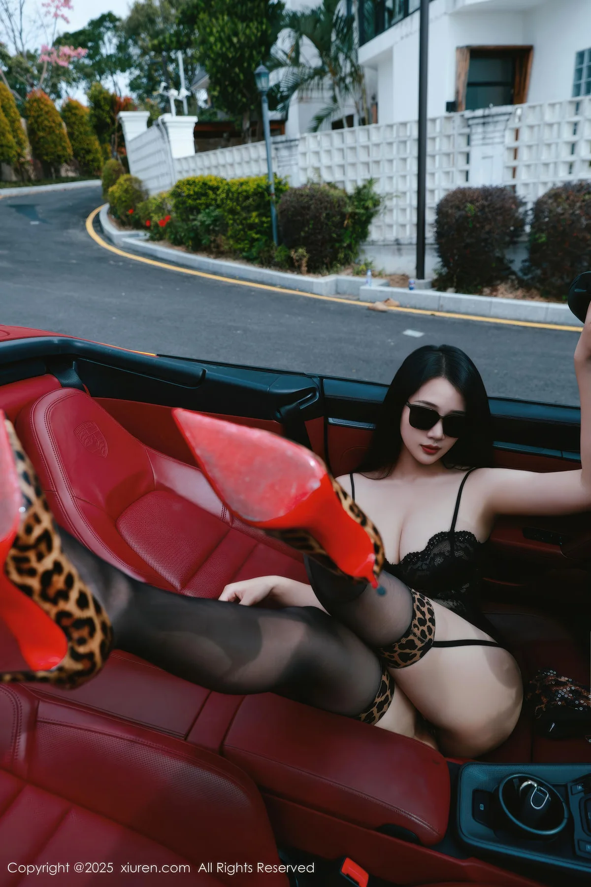 XiuRen 秀人 No.11179 南乔 黑色情趣内衣 - 4