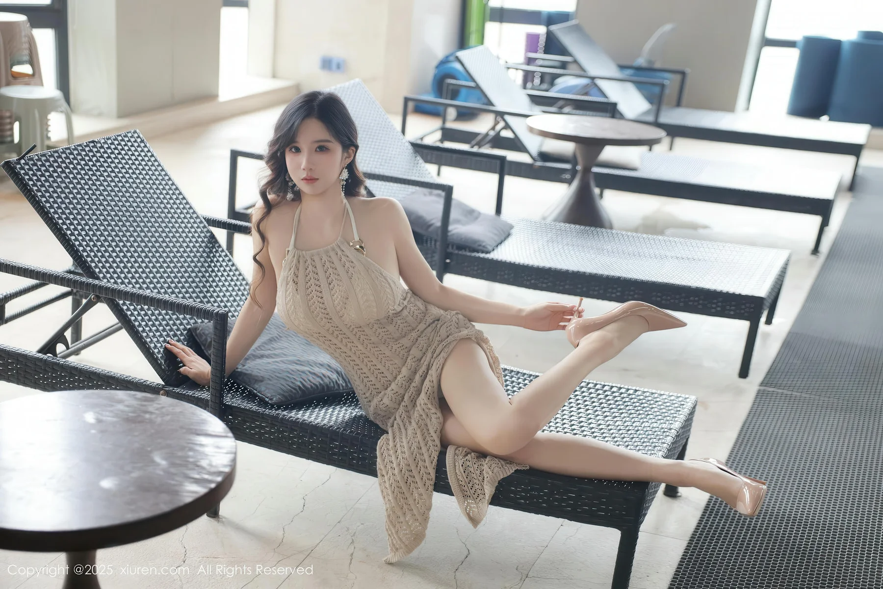 XiuRen 秀人 No.11182 小肉肉咪 浅色连衣裙白色泳衣 - 5