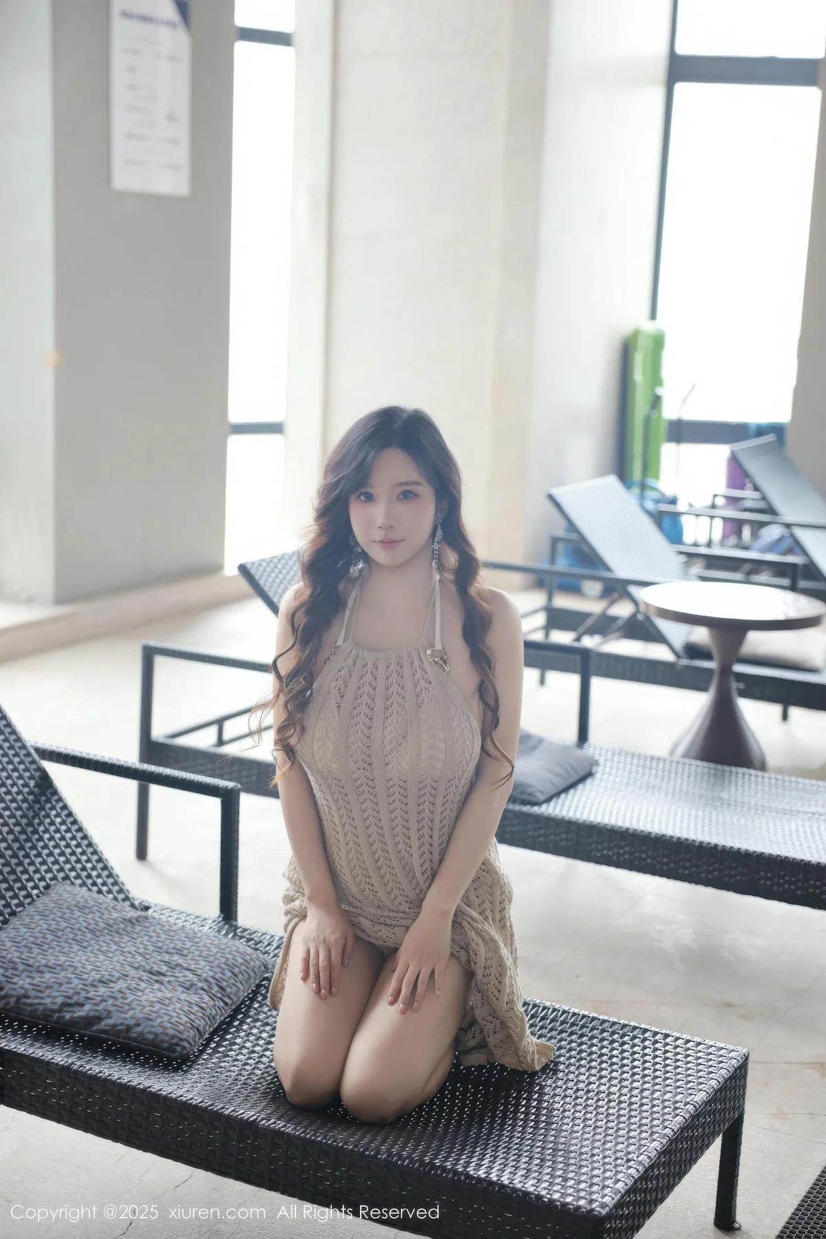 XiuRen 秀人 No.11182 小肉肉咪 浅色连衣裙白色泳衣 - 7