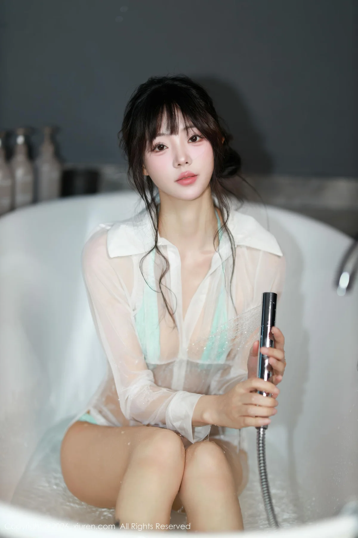 XiuRen 秀人 No.11191 佘贝拉Bella 蓝色包臀裙 - 8