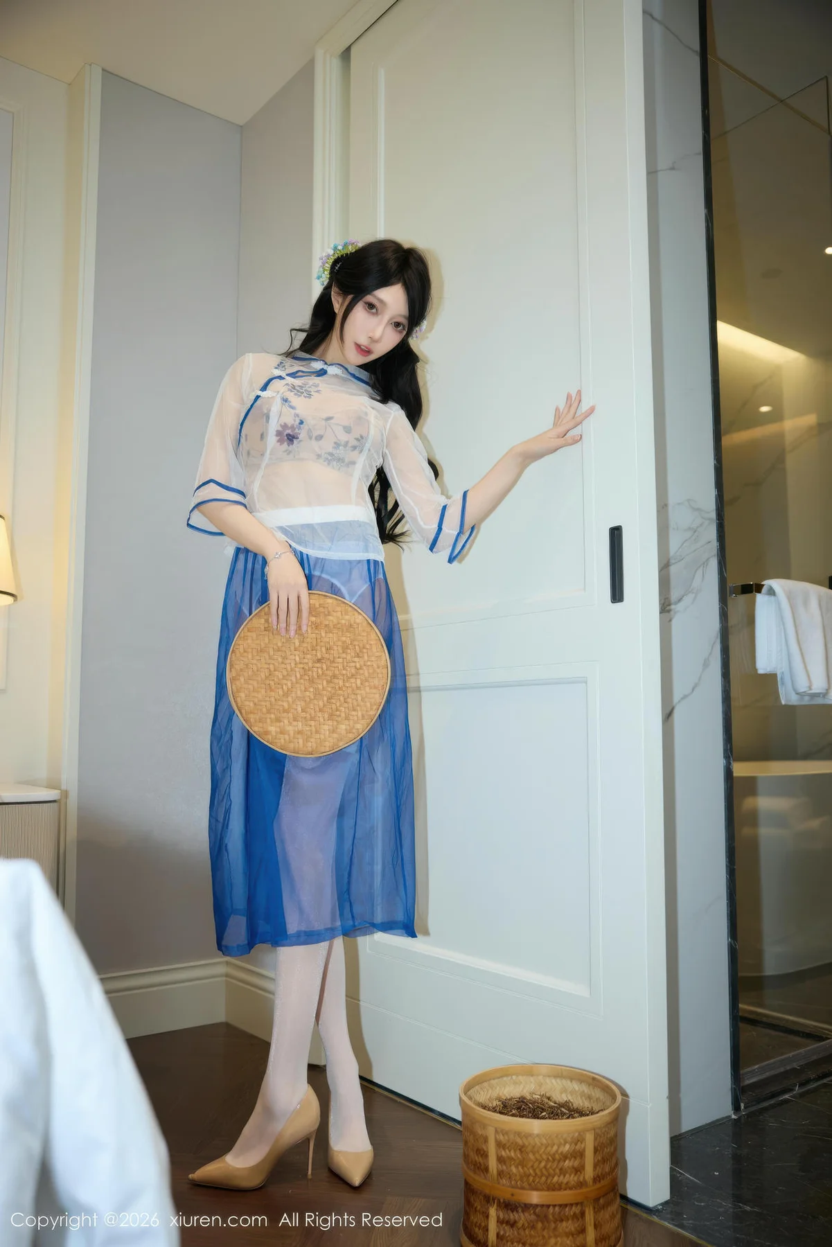 XiuRen 秀人 No.11194 玥儿玥er 透视诱人白色丝袜 - 7