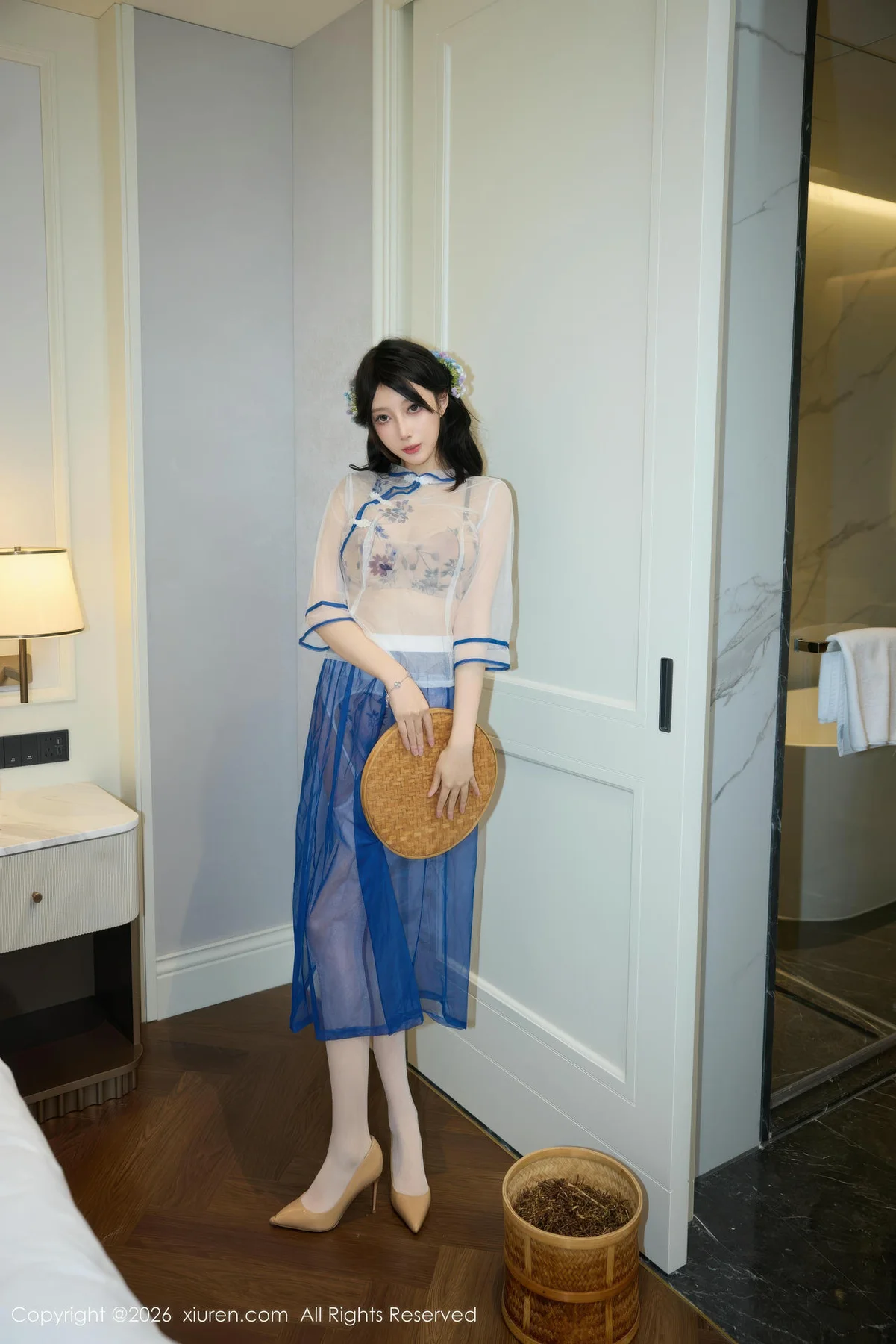 XiuRen 秀人 No.11194 玥儿玥er 透视诱人白色丝袜 - 8