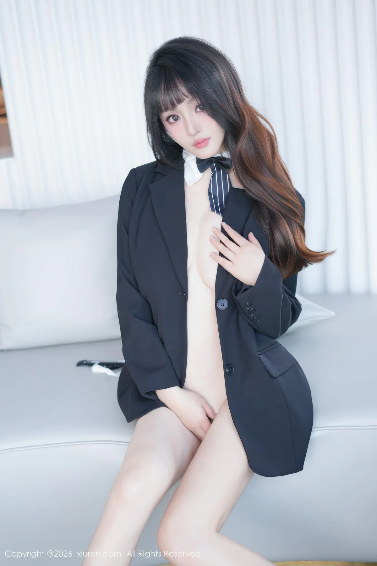 XiuRen 秀人 No.11203 沈南汐RuRu巨乳黑色西服 - 6