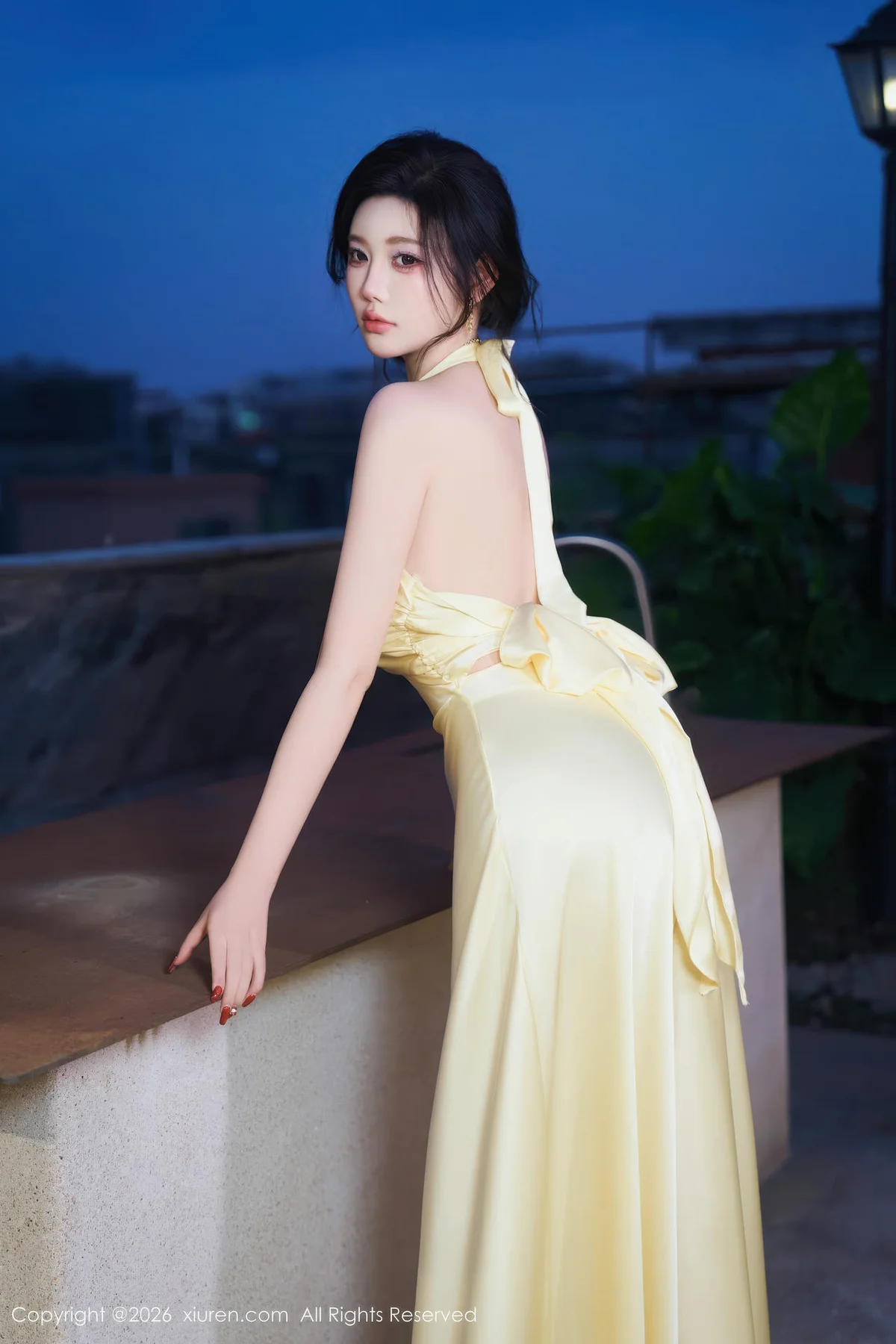XiuRen 秀人 No.11206 杨晨晨黄色连衣短裙 - 5