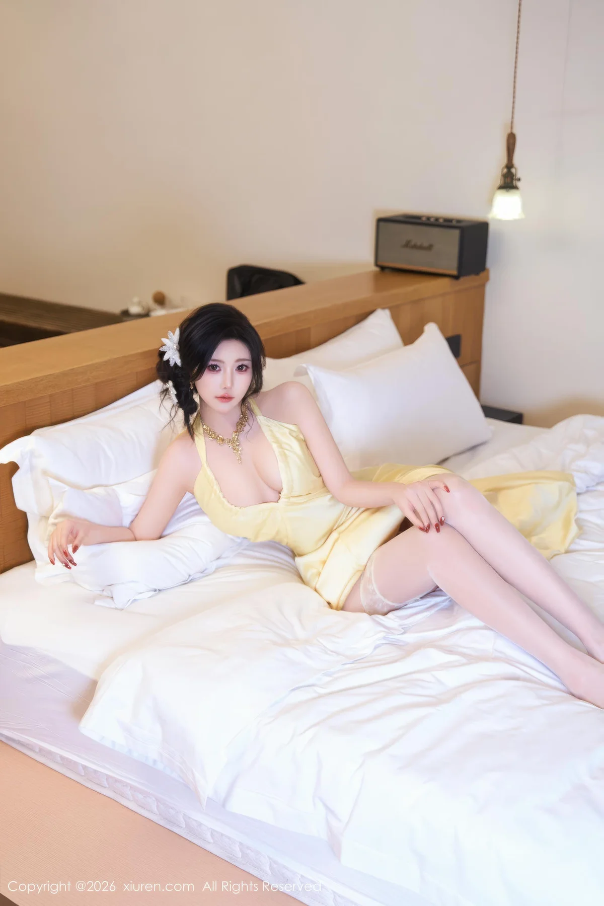 XiuRen 秀人 No.11206 杨晨晨黄色连衣短裙 - 4