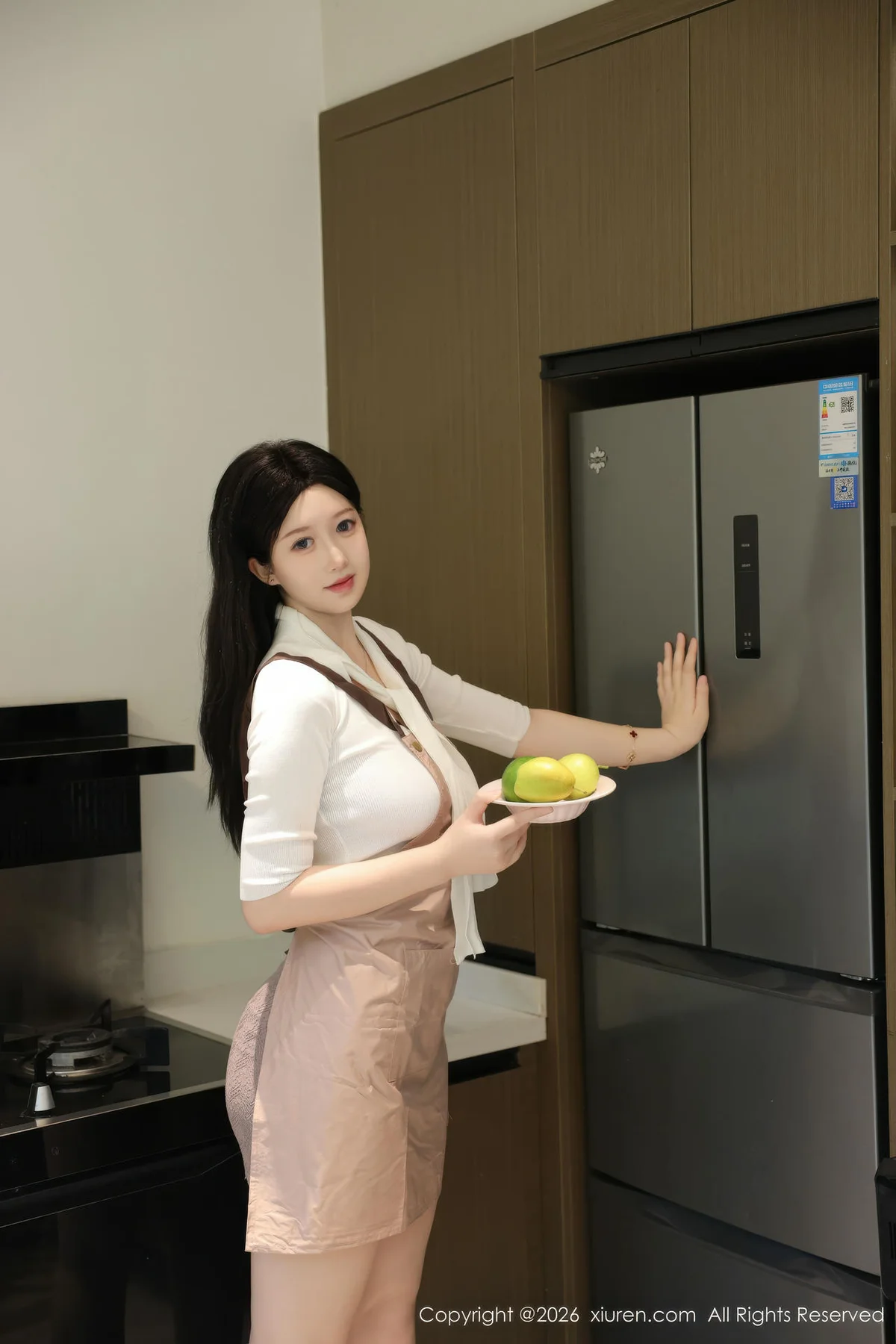 XiuRen 秀人 No.11207 奶思兔巨乳首套写真紫色包臀裙 - 3