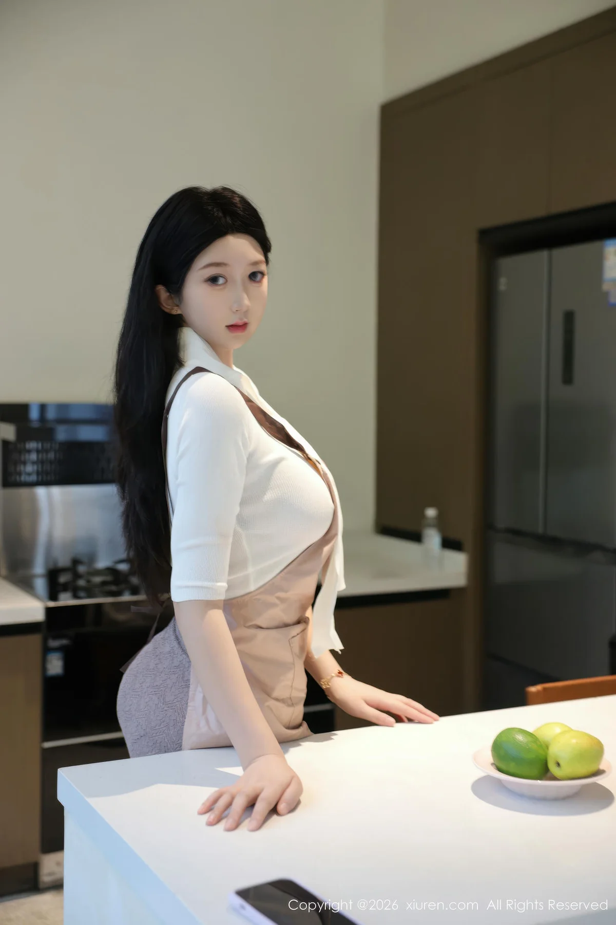 XiuRen 秀人 No.11207 奶思兔巨乳首套写真紫色包臀裙 - 6