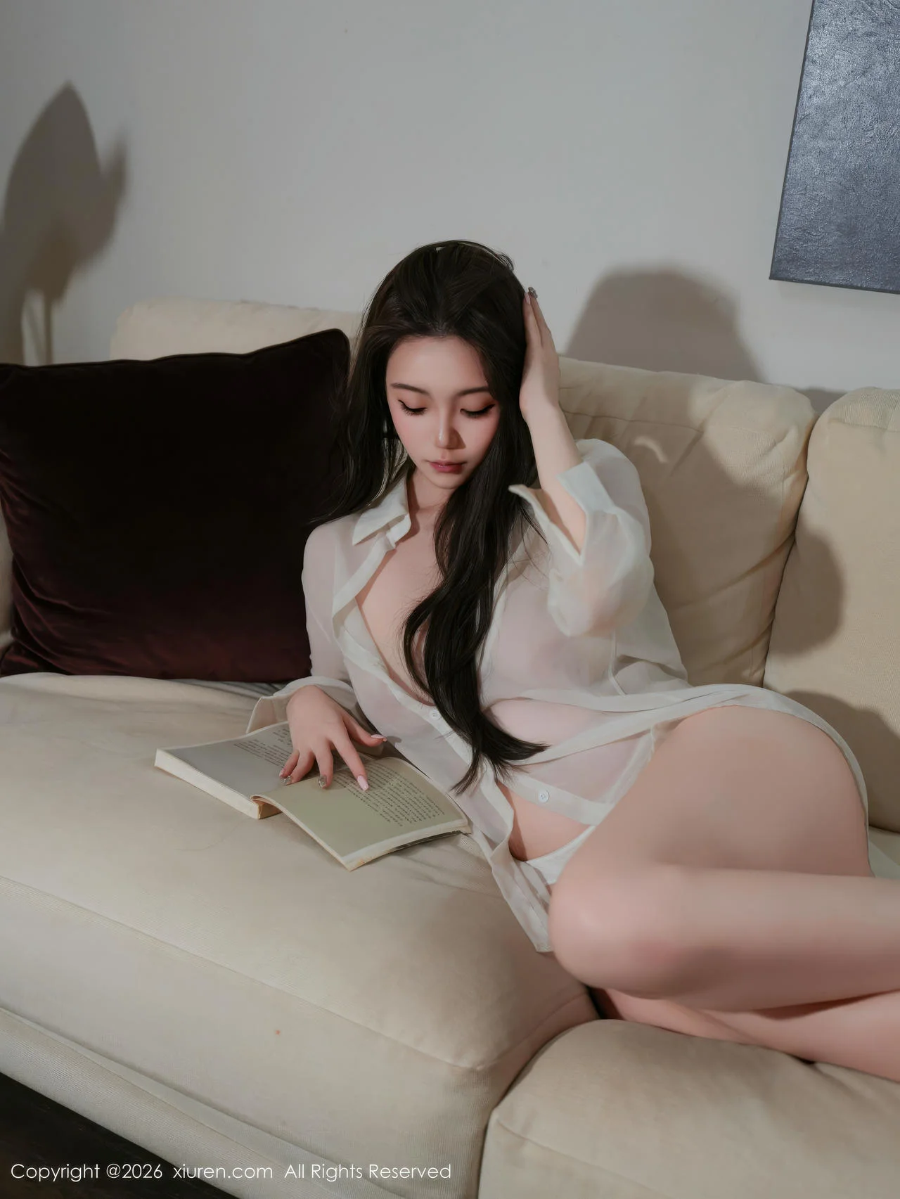 XiuRen 秀人 No.11208 Laurel_Zoe性感白色衬衫 - 1