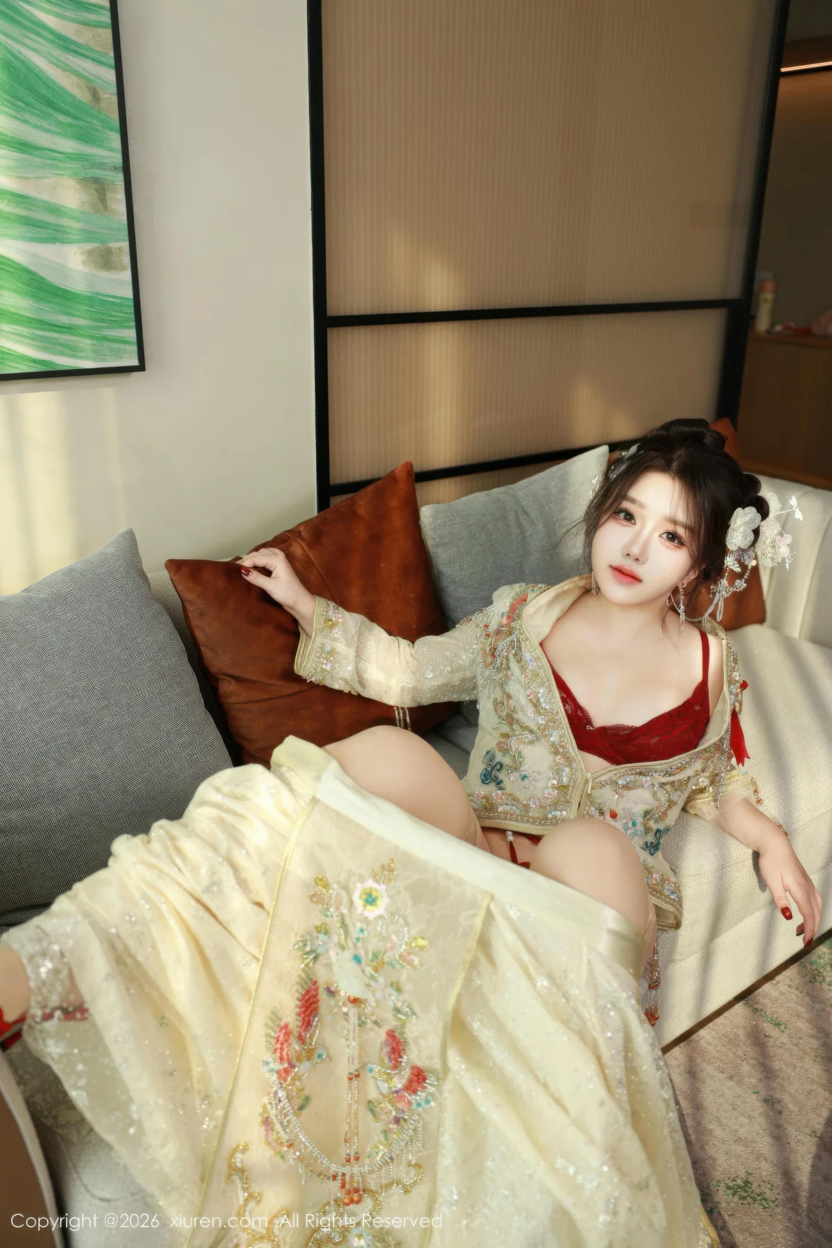 XiuRen 秀人 No.11220 小薯条nienie性感秀禾服饰 - 2