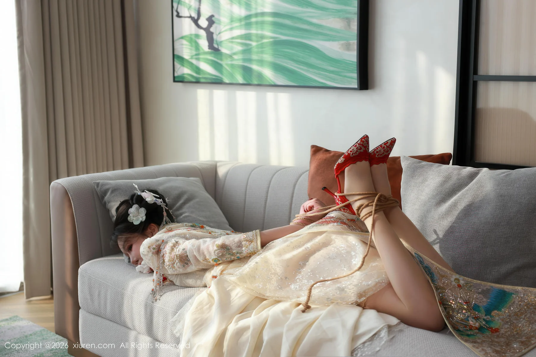 XiuRen 秀人 No.11220 小薯条nienie性感秀禾服饰 - 9