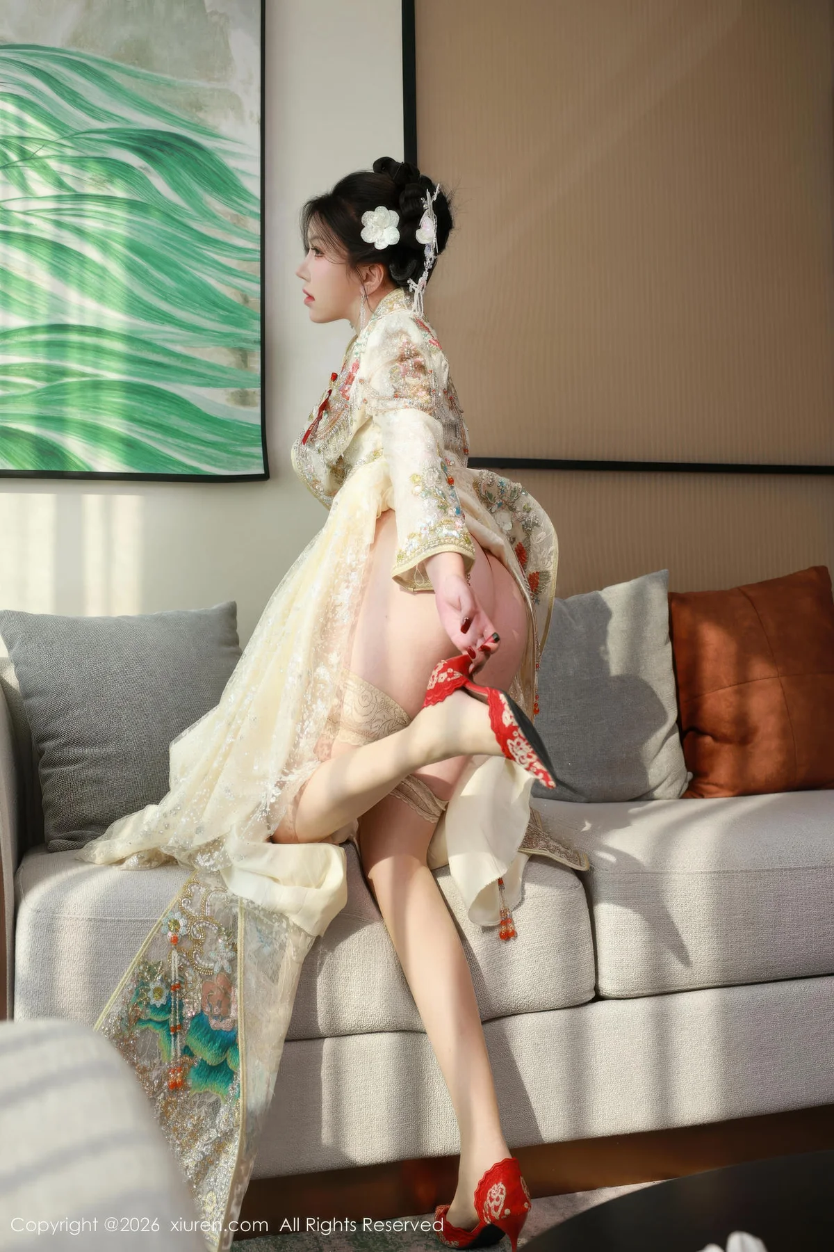 XiuRen 秀人 No.11220 小薯条nienie性感秀禾服饰 - 6