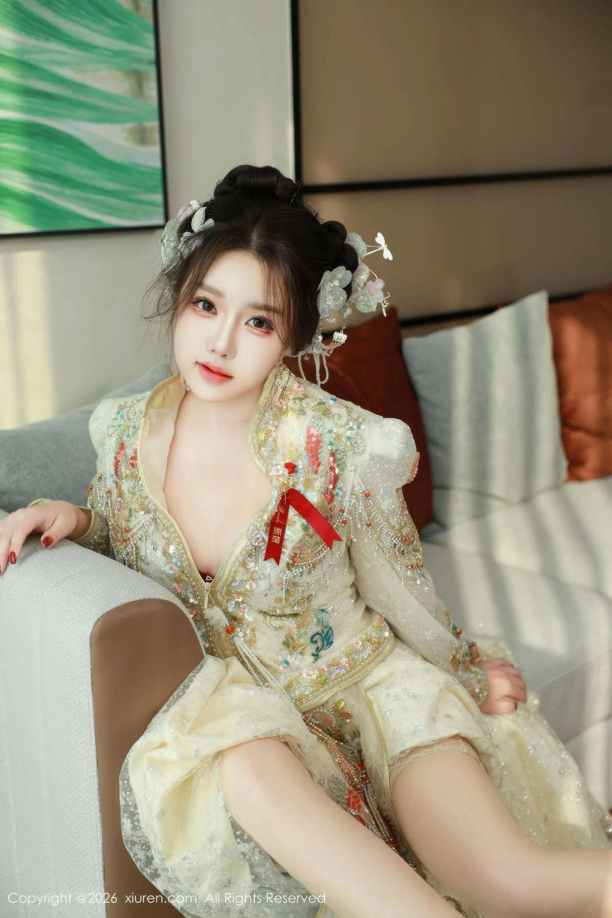 XiuRen 秀人 No.11220 小薯条nienie性感秀禾服饰 - 9