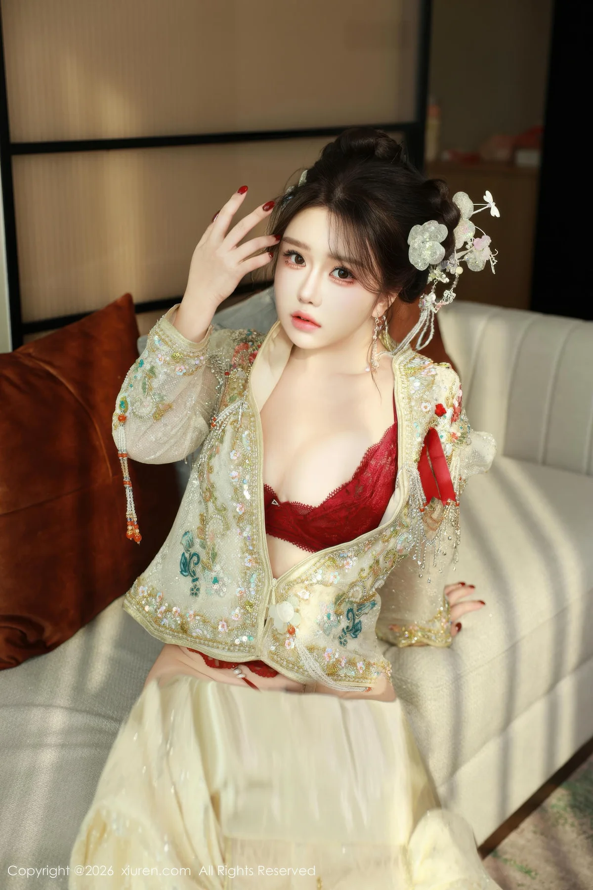 XiuRen 秀人 No.11220 小薯条nienie性感秀禾服饰 - 5