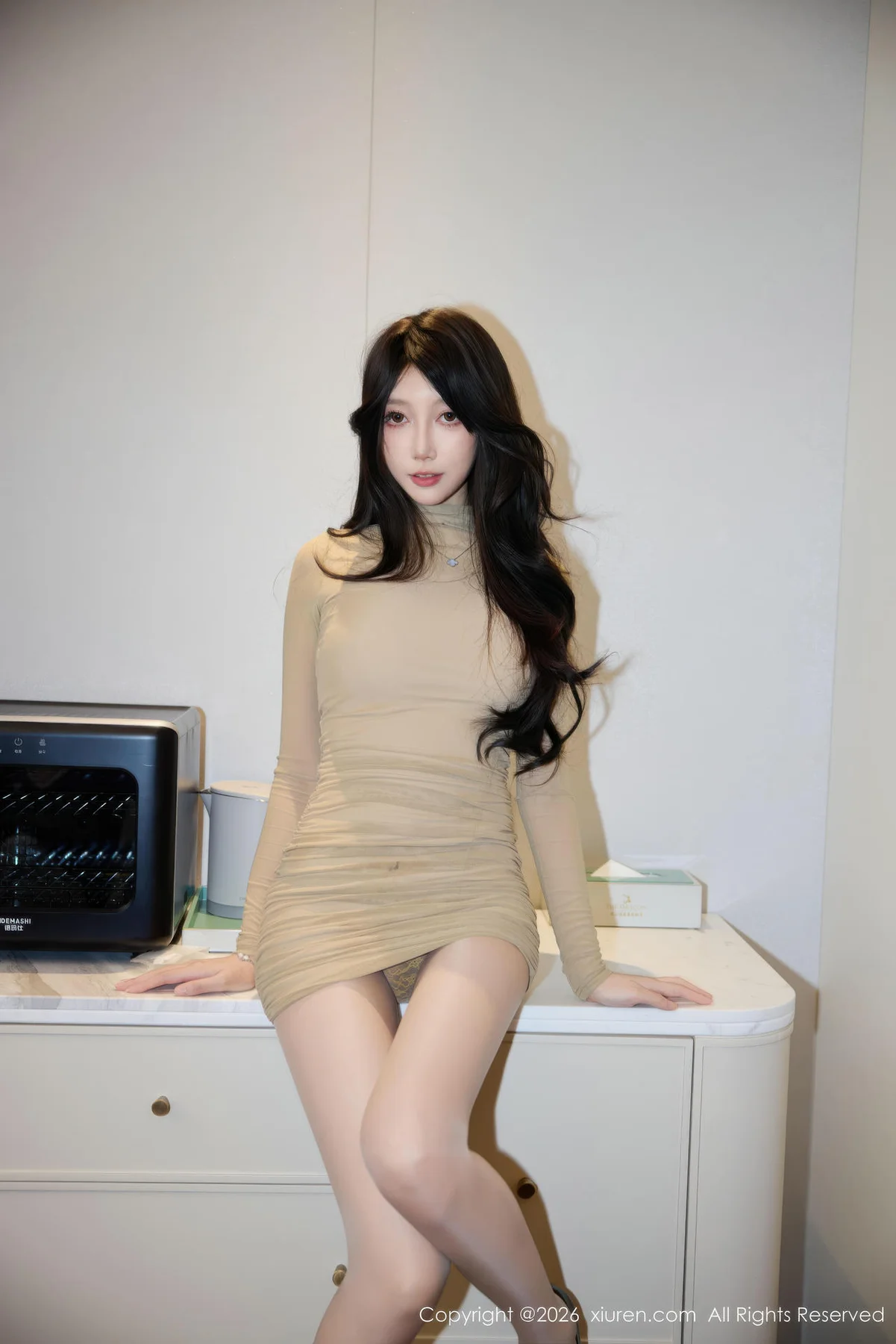 XiuRen 秀人 No.11221 玥儿玥er黄色内衣灰丝 - 4