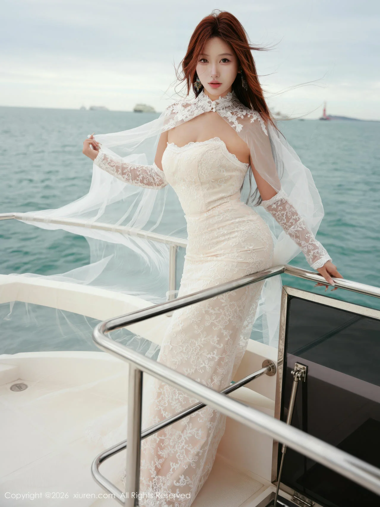 XiuRen 秀人 No.11243 金允希Yuki 白色婚纱迷人丰腴 - 6