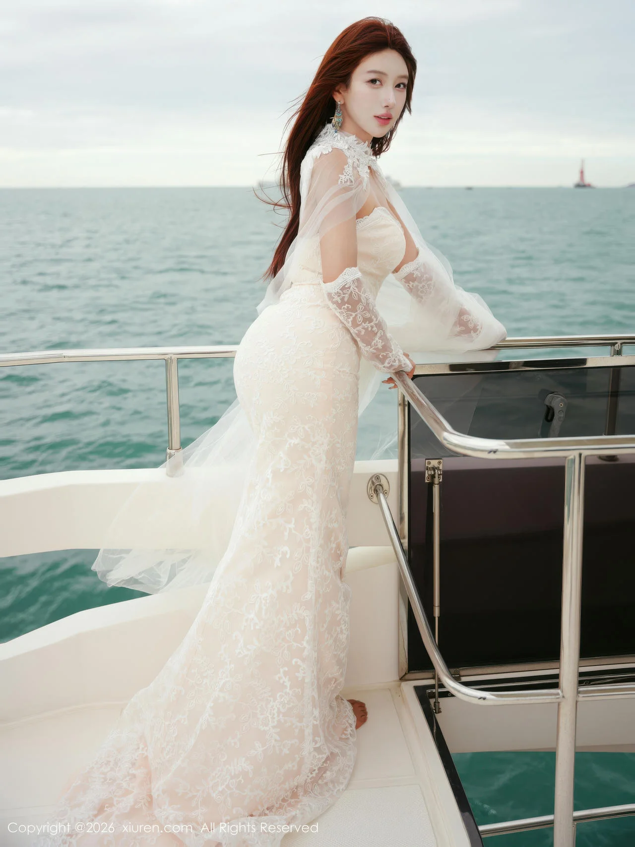 XiuRen 秀人 No.11243 金允希Yuki 白色婚纱迷人丰腴 - 10