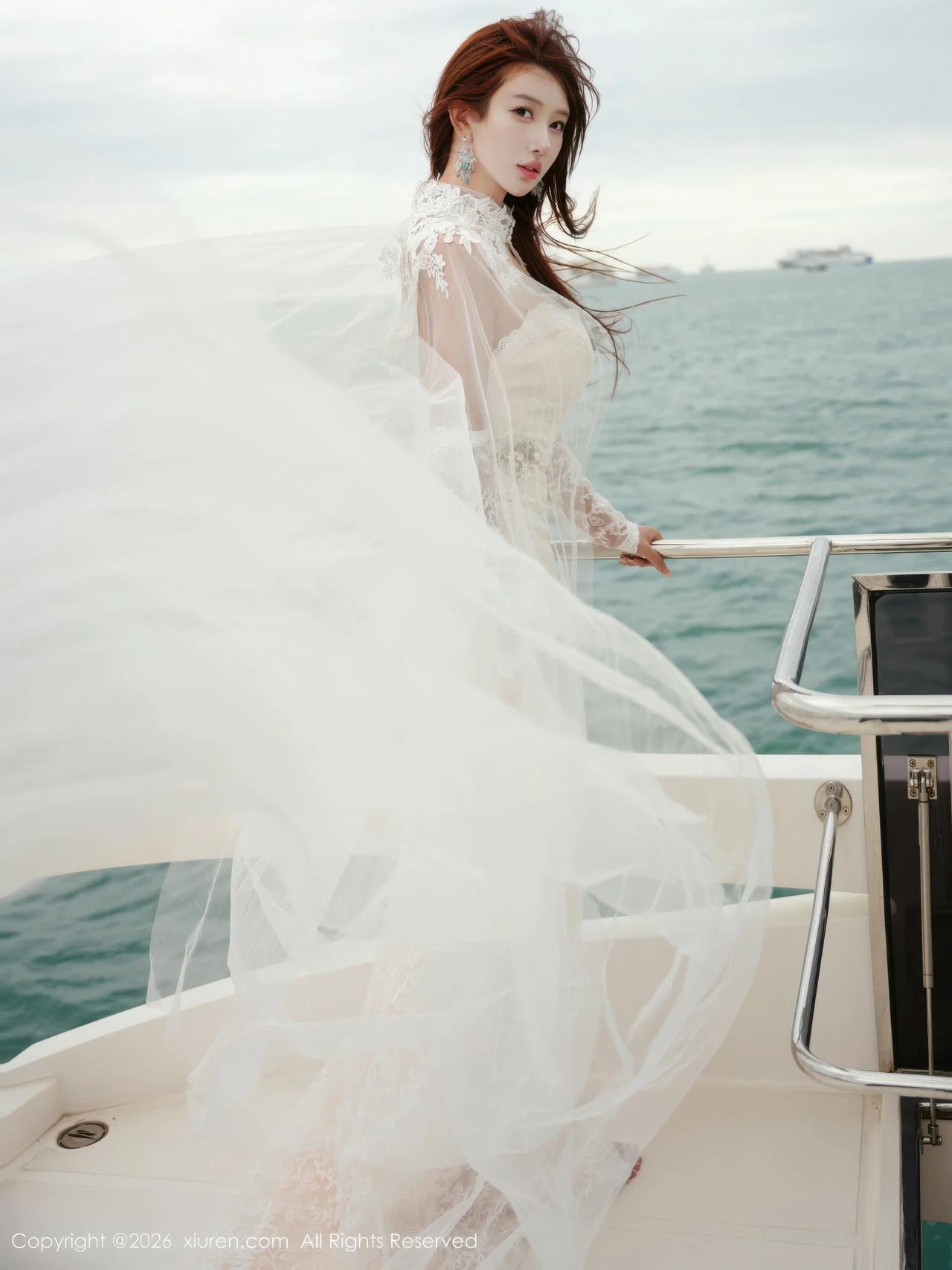 XiuRen 秀人 No.11243 金允希Yuki 白色婚纱迷人丰腴 - 2