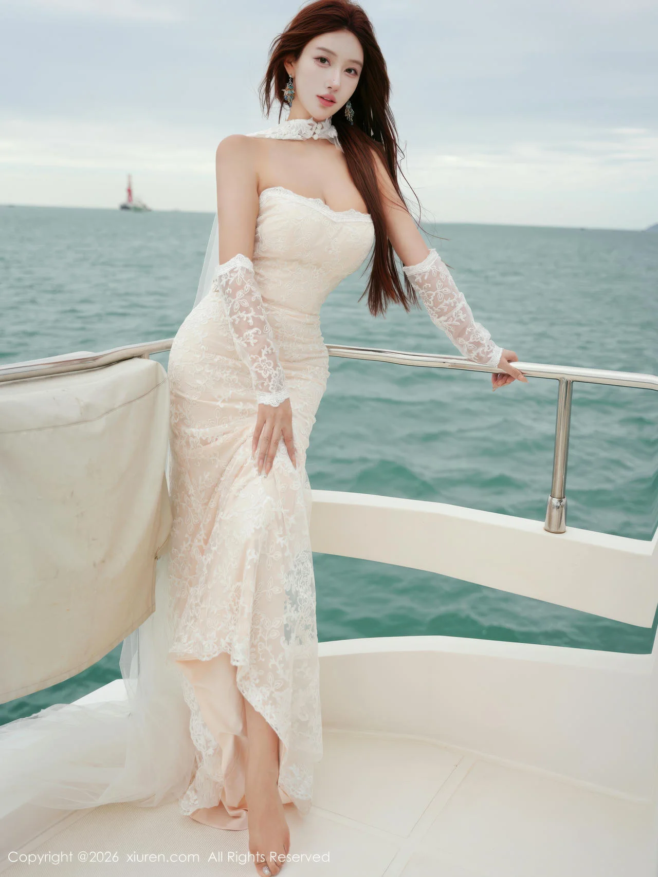 XiuRen 秀人 No.11243 金允希Yuki 白色婚纱迷人丰腴 - 4