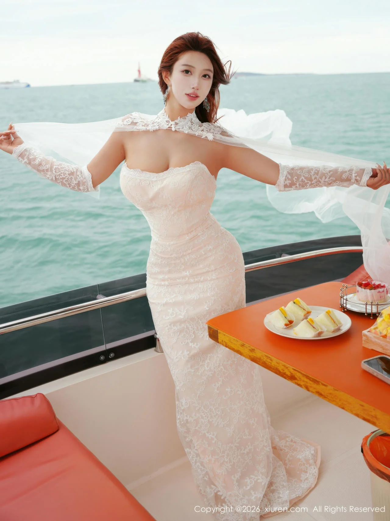 XiuRen 秀人 No.11243 金允希Yuki 白色婚纱迷人丰腴 - 10