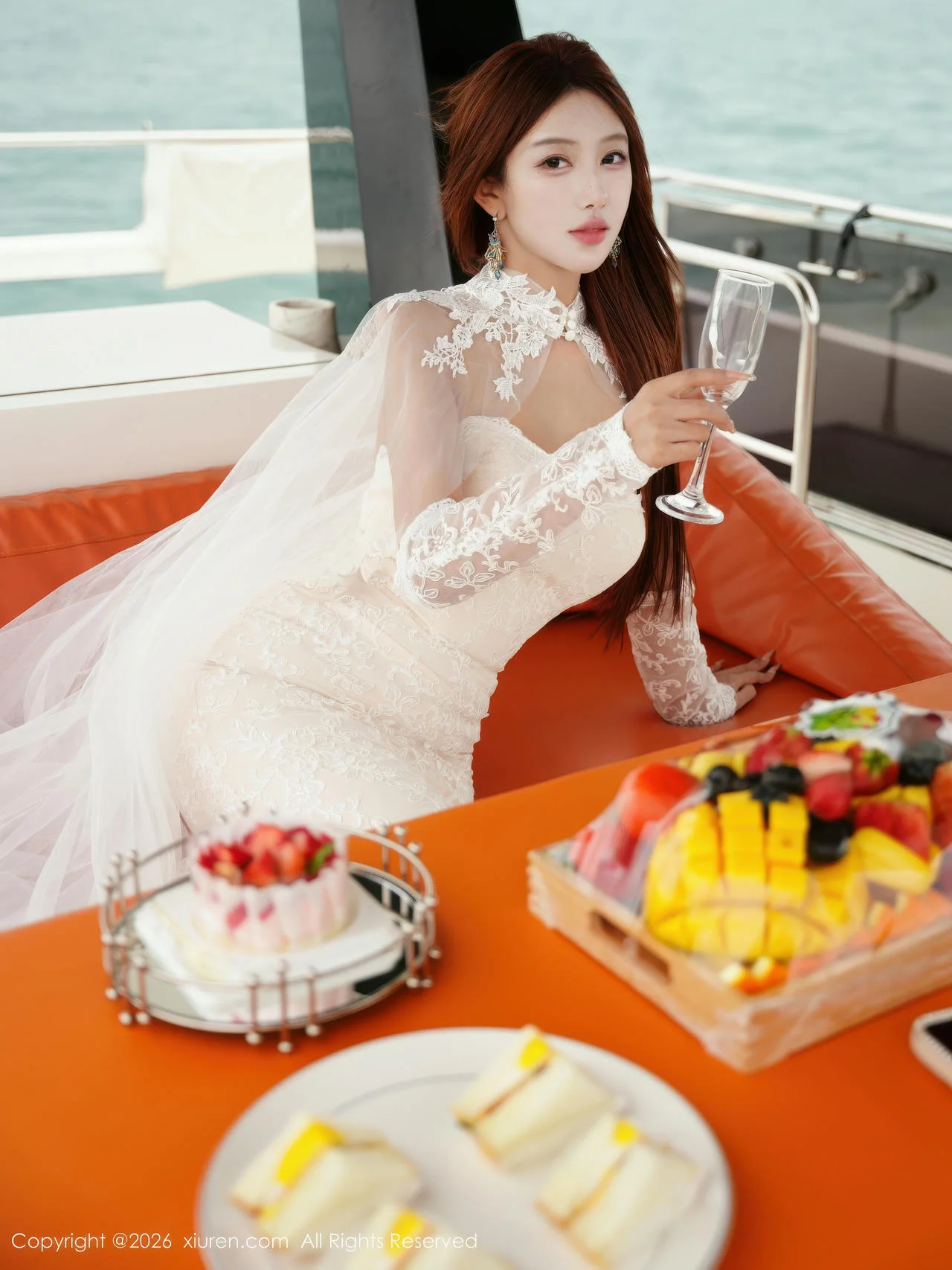 XiuRen 秀人 No.11243 金允希Yuki 白色婚纱迷人丰腴 - 3