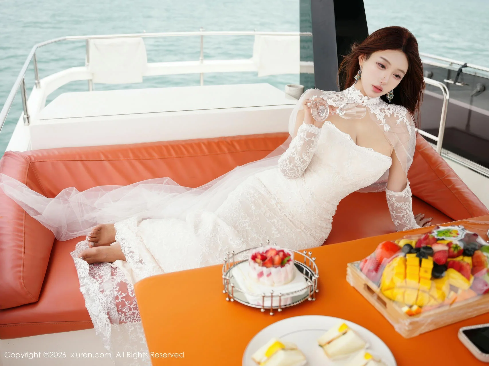 XiuRen 秀人 No.11243 金允希Yuki 白色婚纱迷人丰腴 - 5