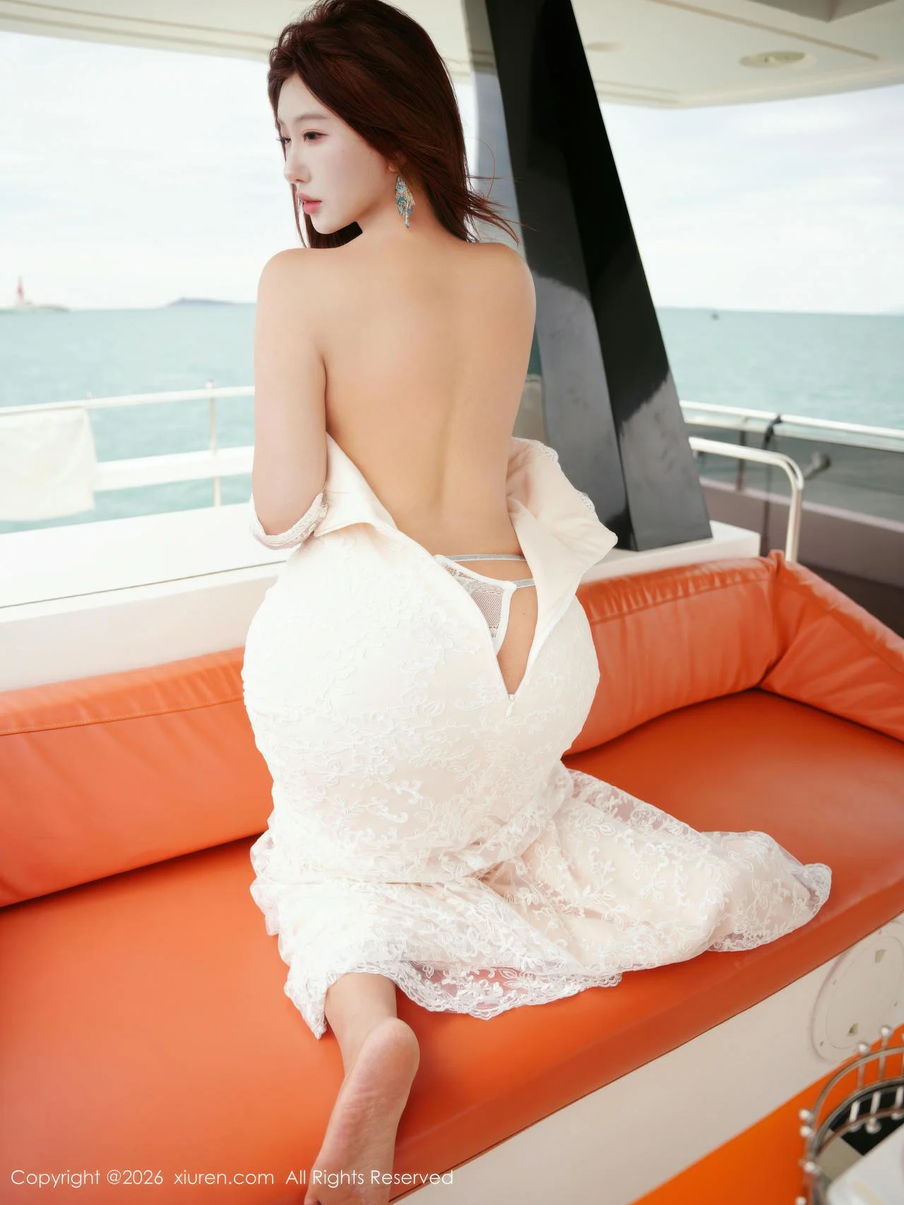 XiuRen 秀人 No.11243 金允希Yuki 白色婚纱迷人丰腴 - 8