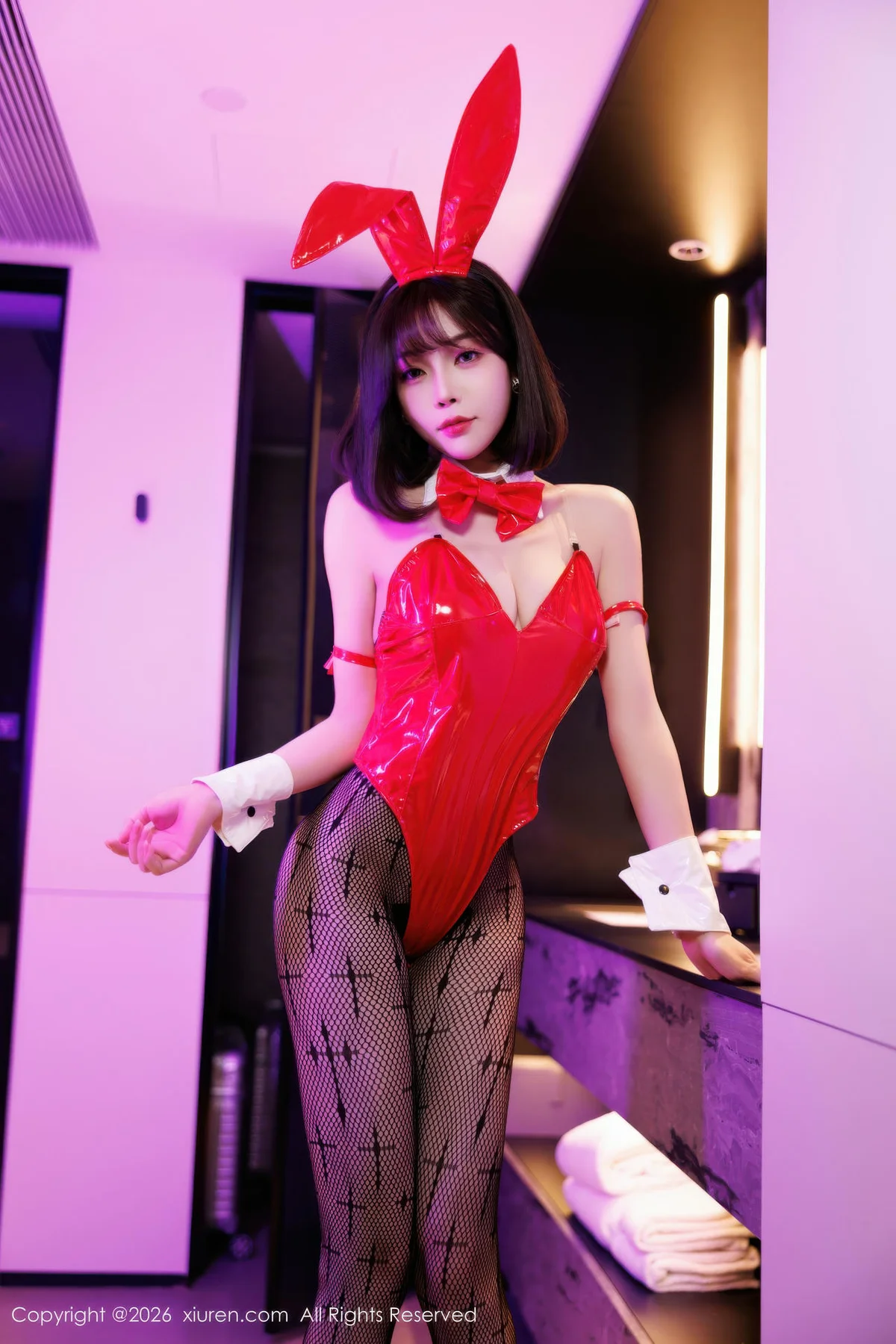 XiuRen 秀人 No.11252 莉芝荔枝 黑色连衣短裙 - 9