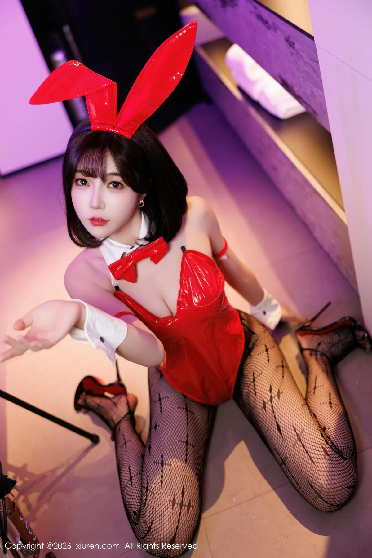 XiuRen 秀人 No.11252 莉芝荔枝 黑色连衣短裙 - 7