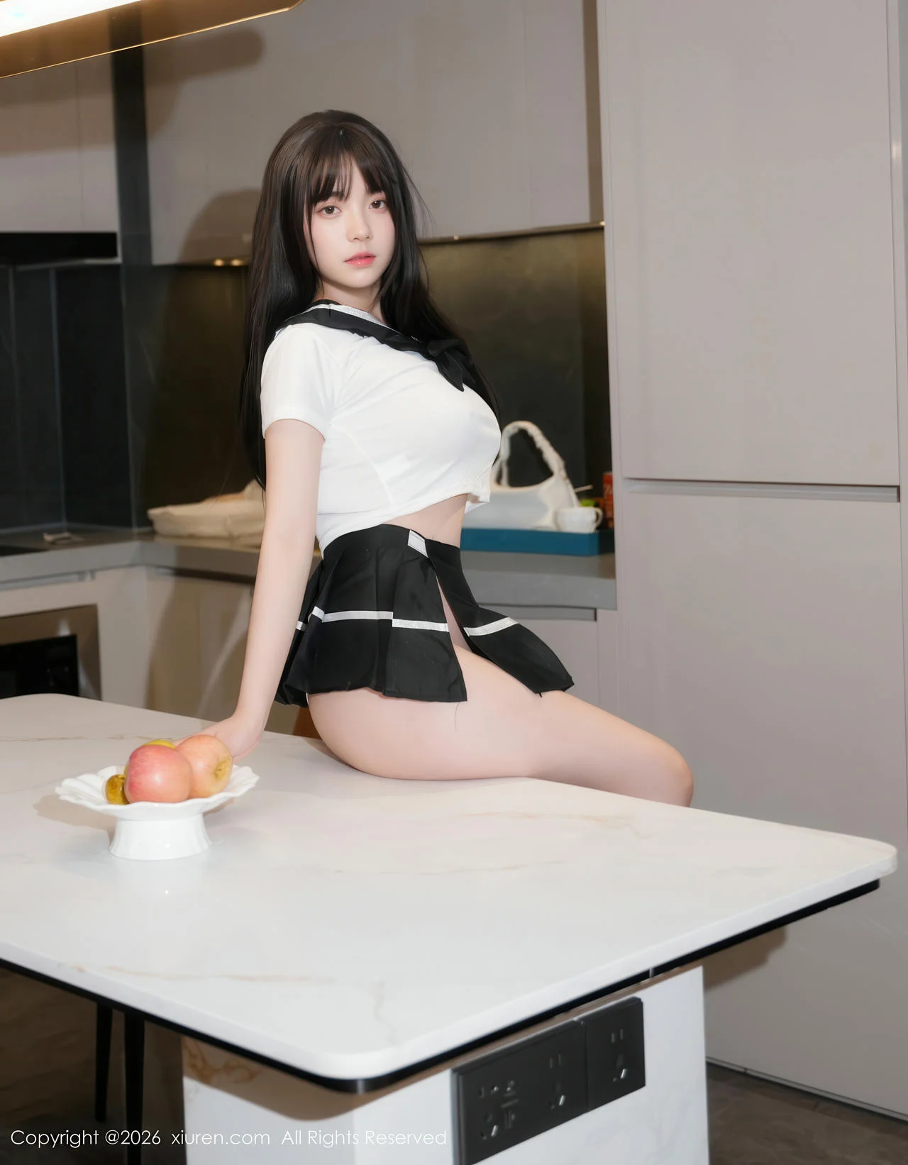 XiuRen 秀人 No.11256 软情 清纯少女黑色短裙 - 7