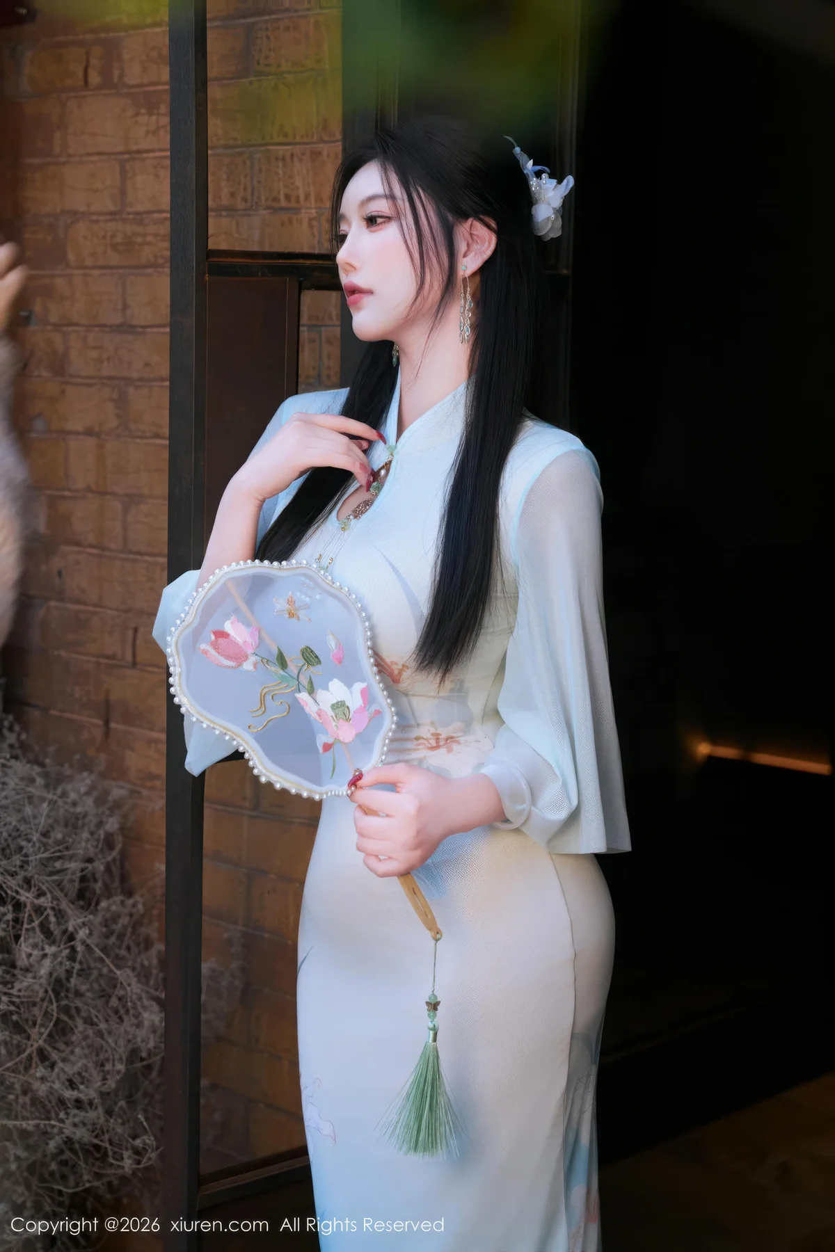 XiuRen 秀人 No.11258 杨晨晨 蓝色古风服饰 - 2