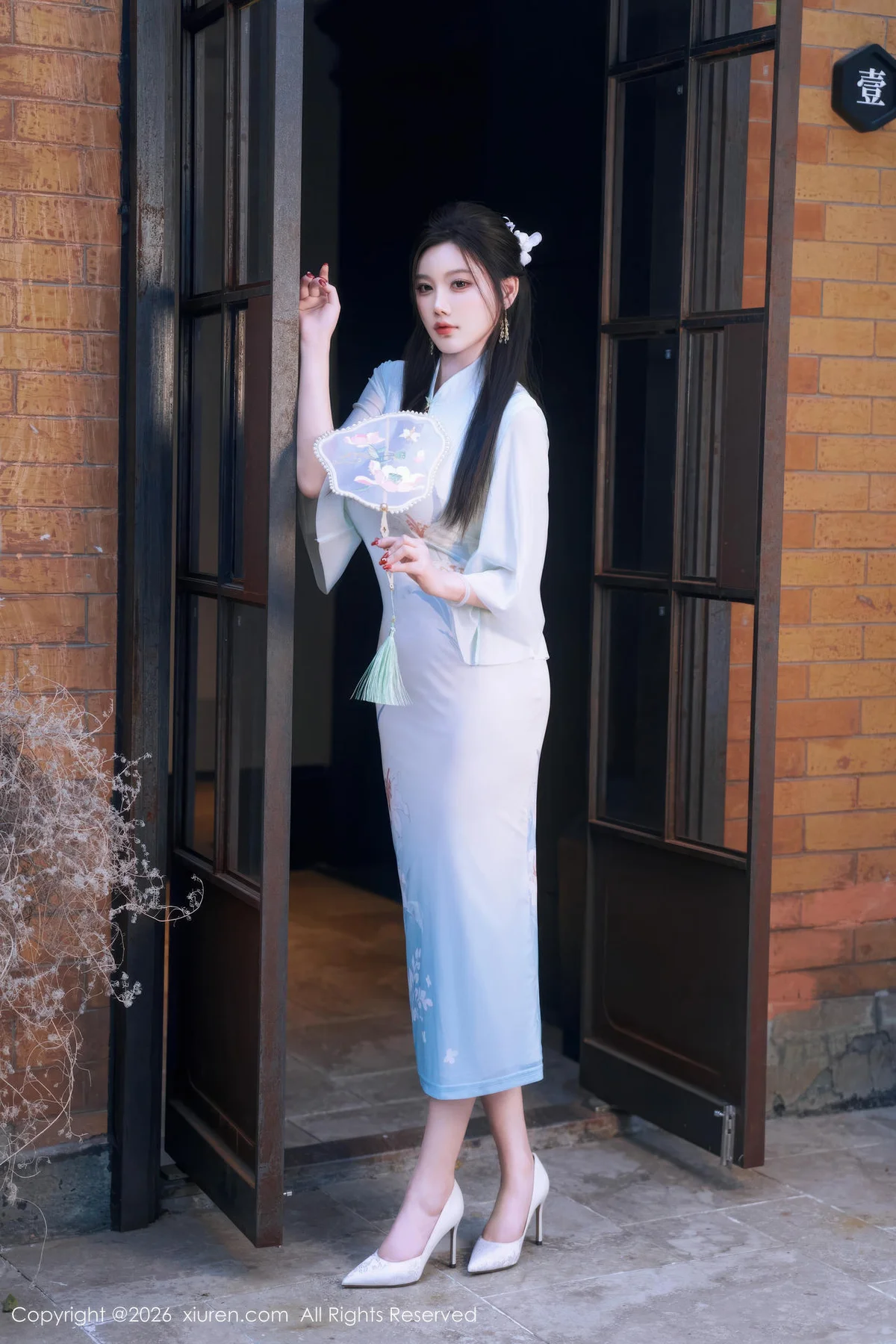 XiuRen 秀人 No.11258 杨晨晨 蓝色古风服饰 - 3