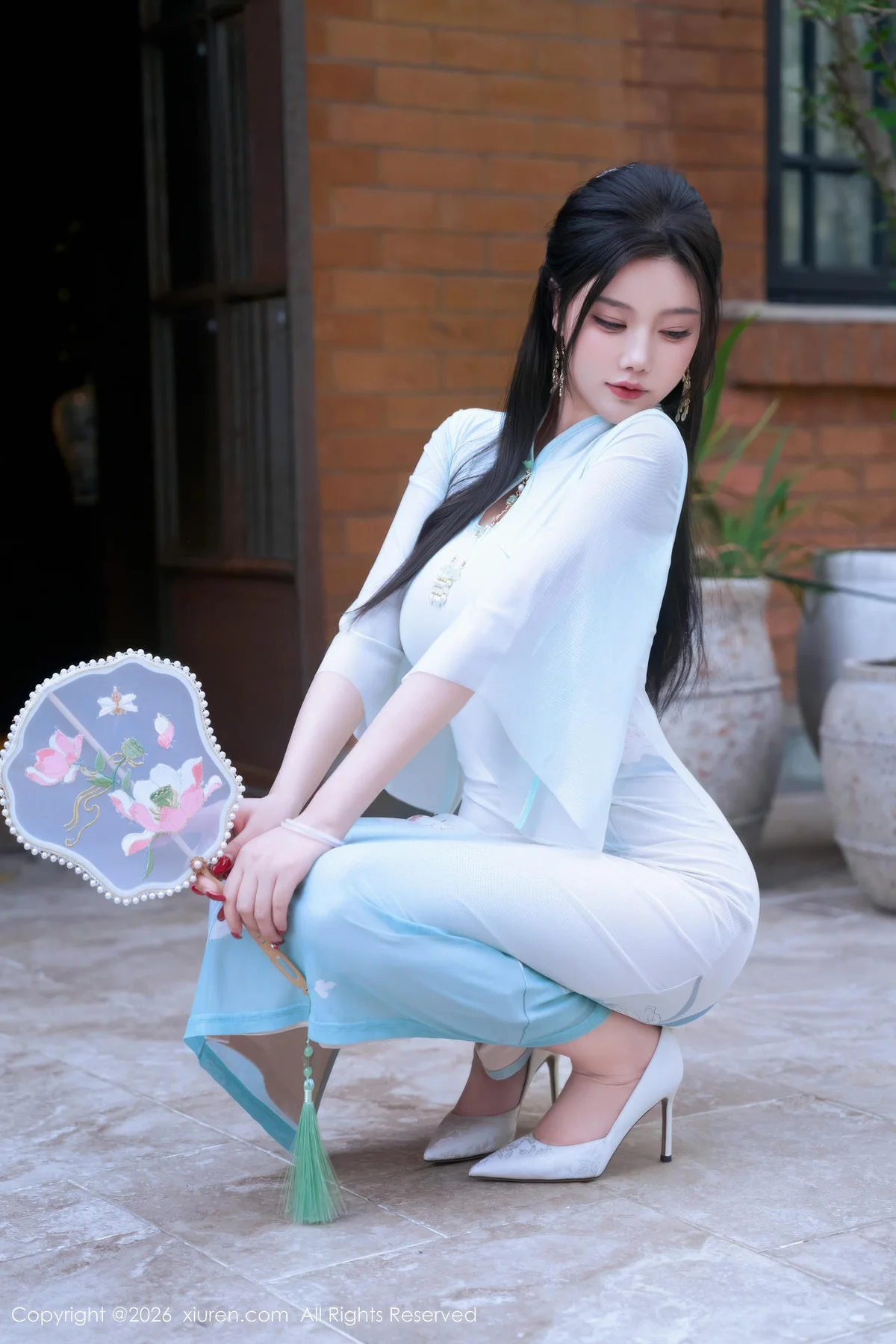 XiuRen 秀人 No.11258 杨晨晨 蓝色古风服饰 - 8