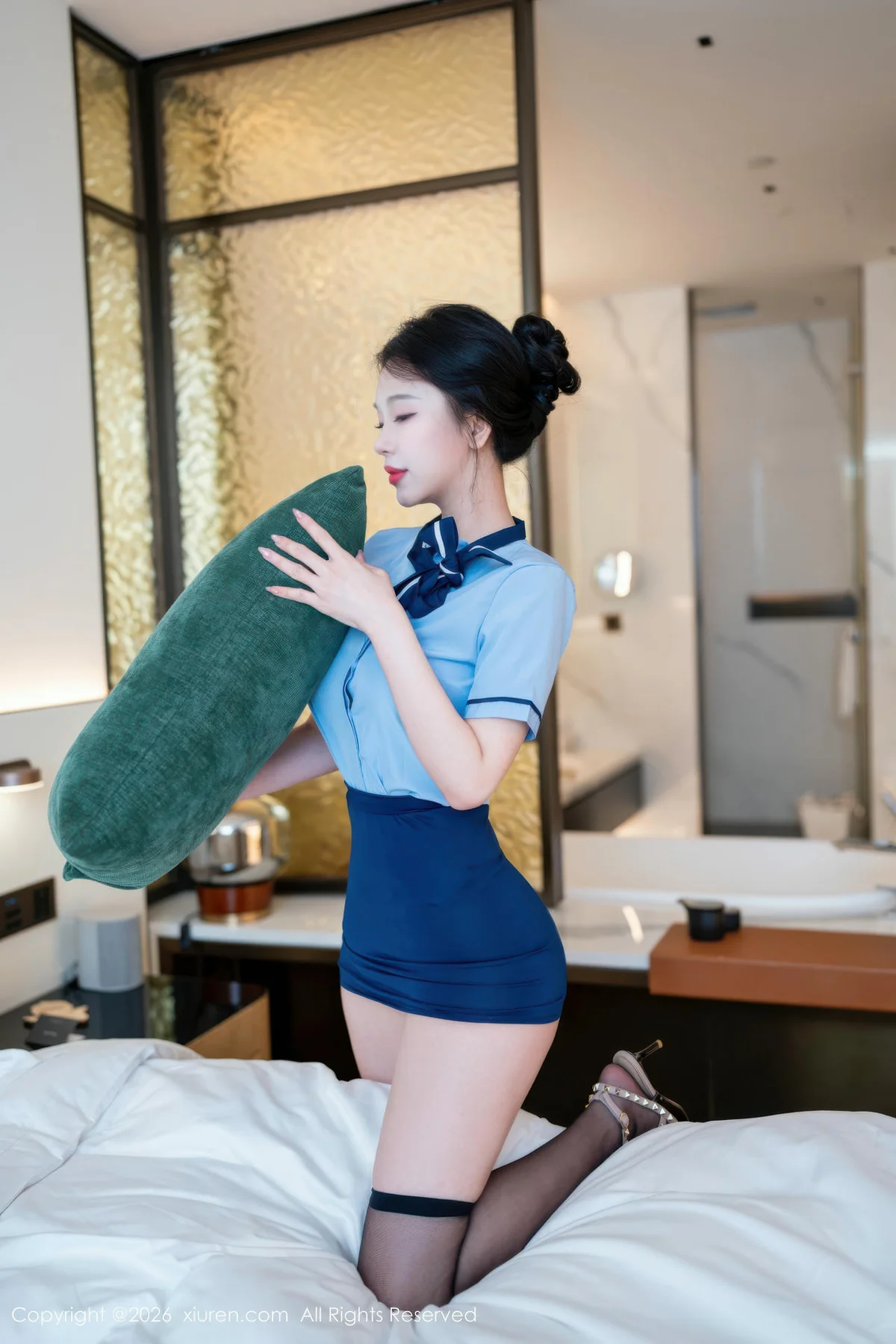 XiuRen 秀人 No.11259 诺诺子 性感魅惑黑丝 - 9