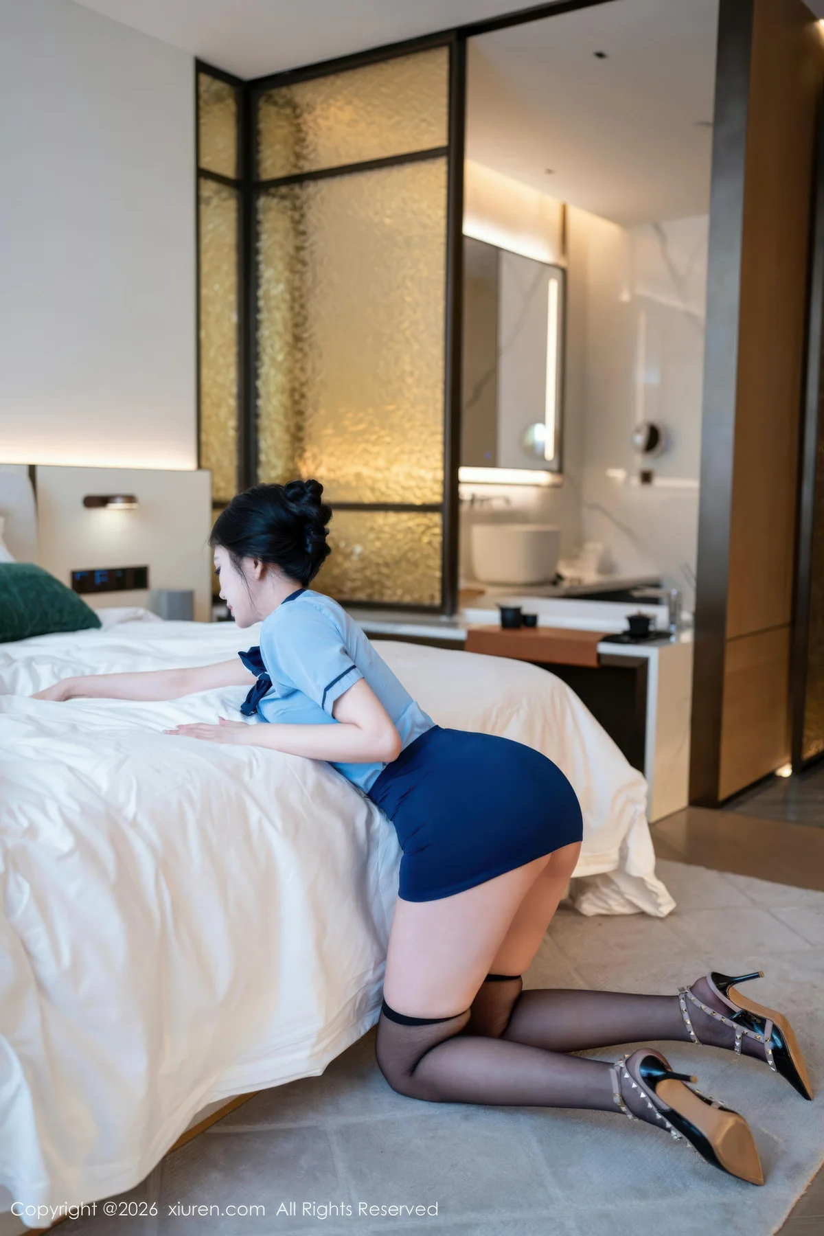 XiuRen 秀人 No.11259 诺诺子 性感魅惑黑丝 - 5