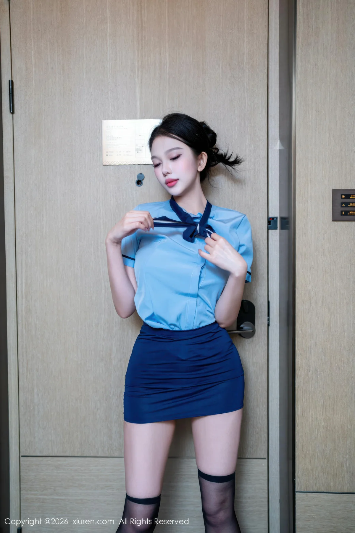 XiuRen 秀人 No.11259 诺诺子 性感魅惑黑丝 - 5