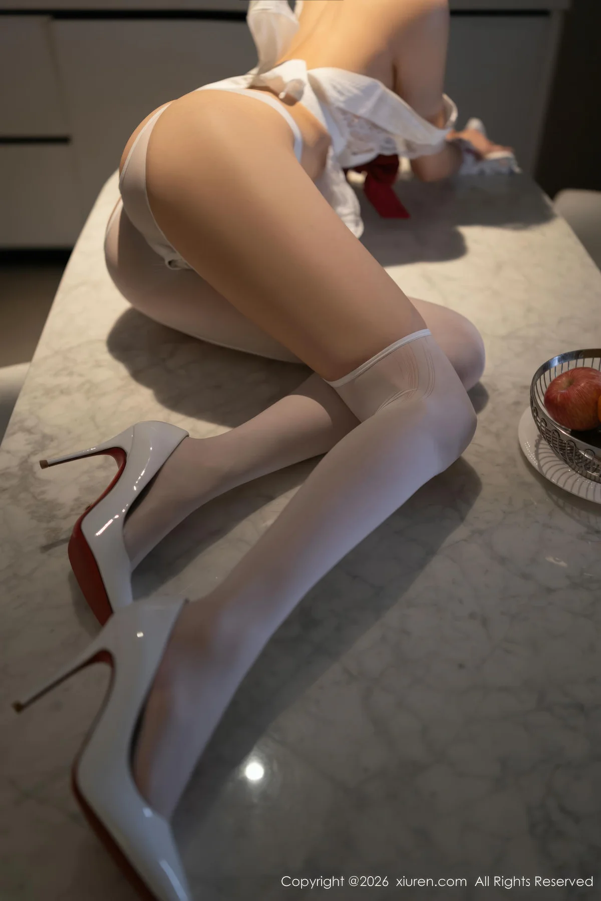 XiuRen 秀人 No.11264 陆萱萱白色女仆装扮 - 9