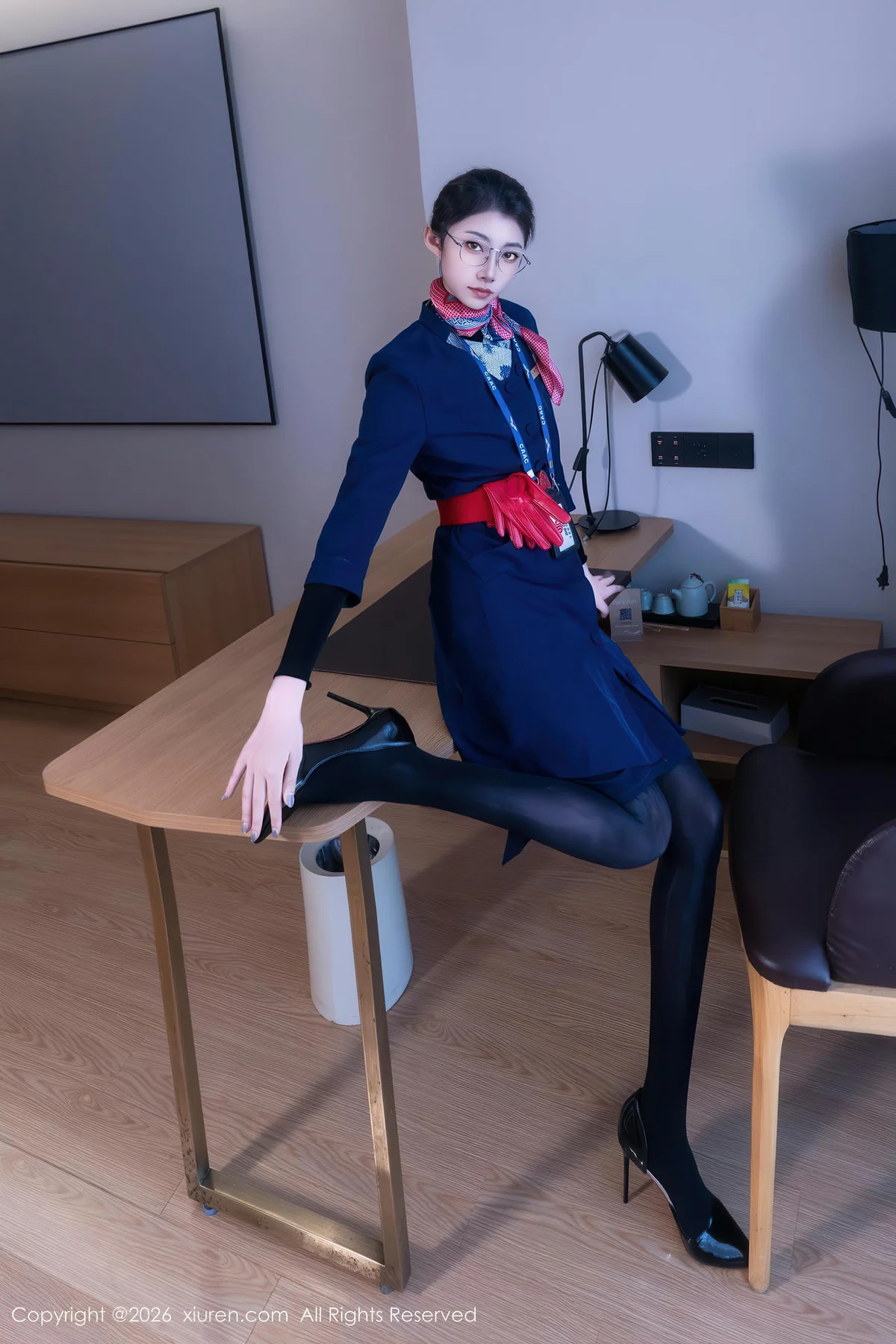 XiuRen 秀人 No.11276 vanessa首套写真空姐制服发布 - 6