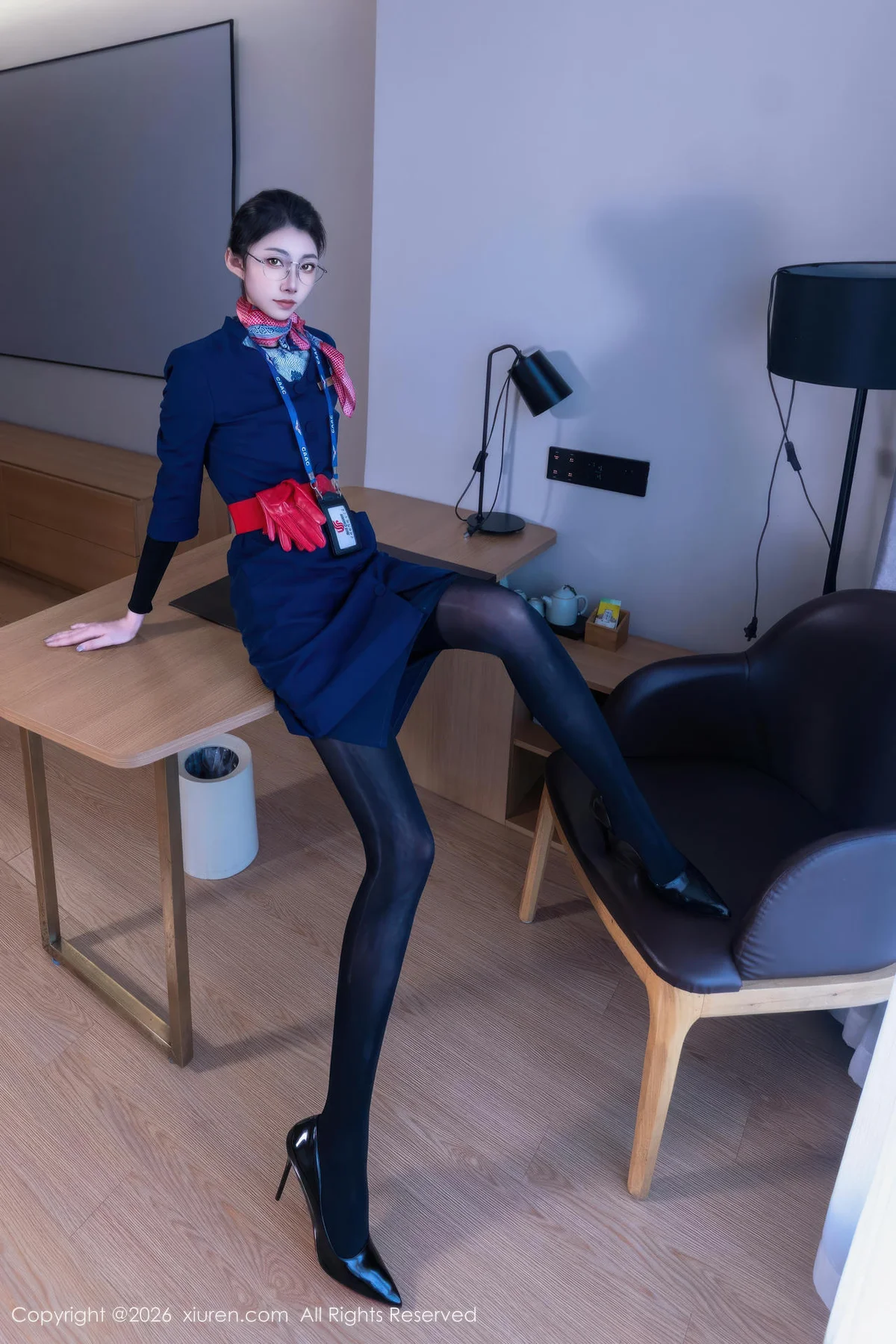 XiuRen 秀人 No.11276 vanessa首套写真空姐制服发布 - 7