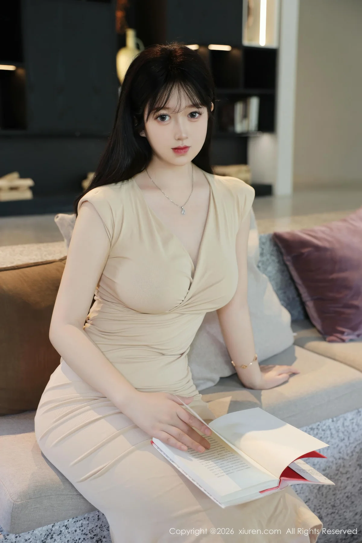 XiuRen 秀人 No.11288 奶思兔浅色小妈裙 - 4