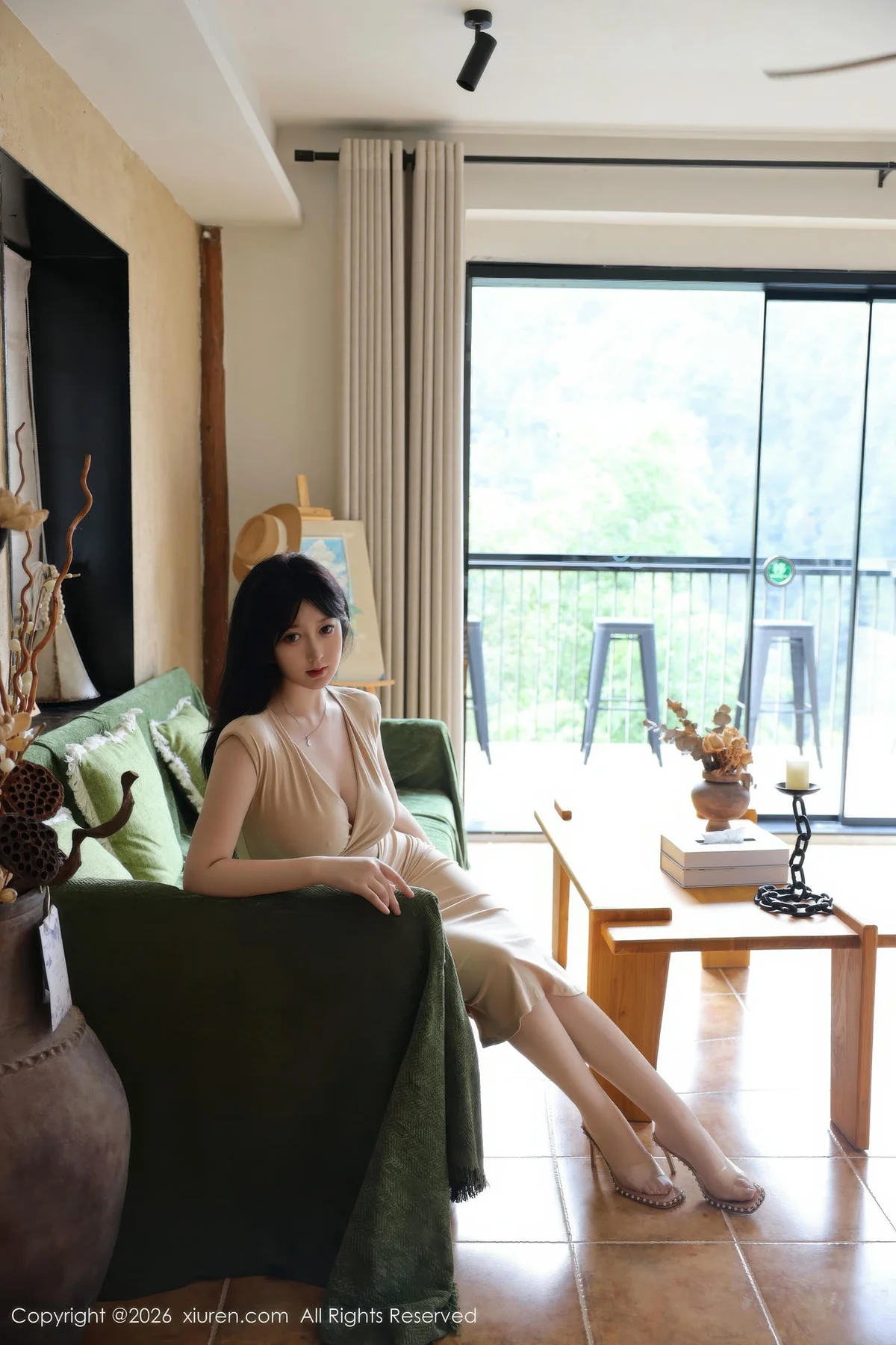 XiuRen 秀人 No.11288 奶思兔浅色小妈裙 - 9