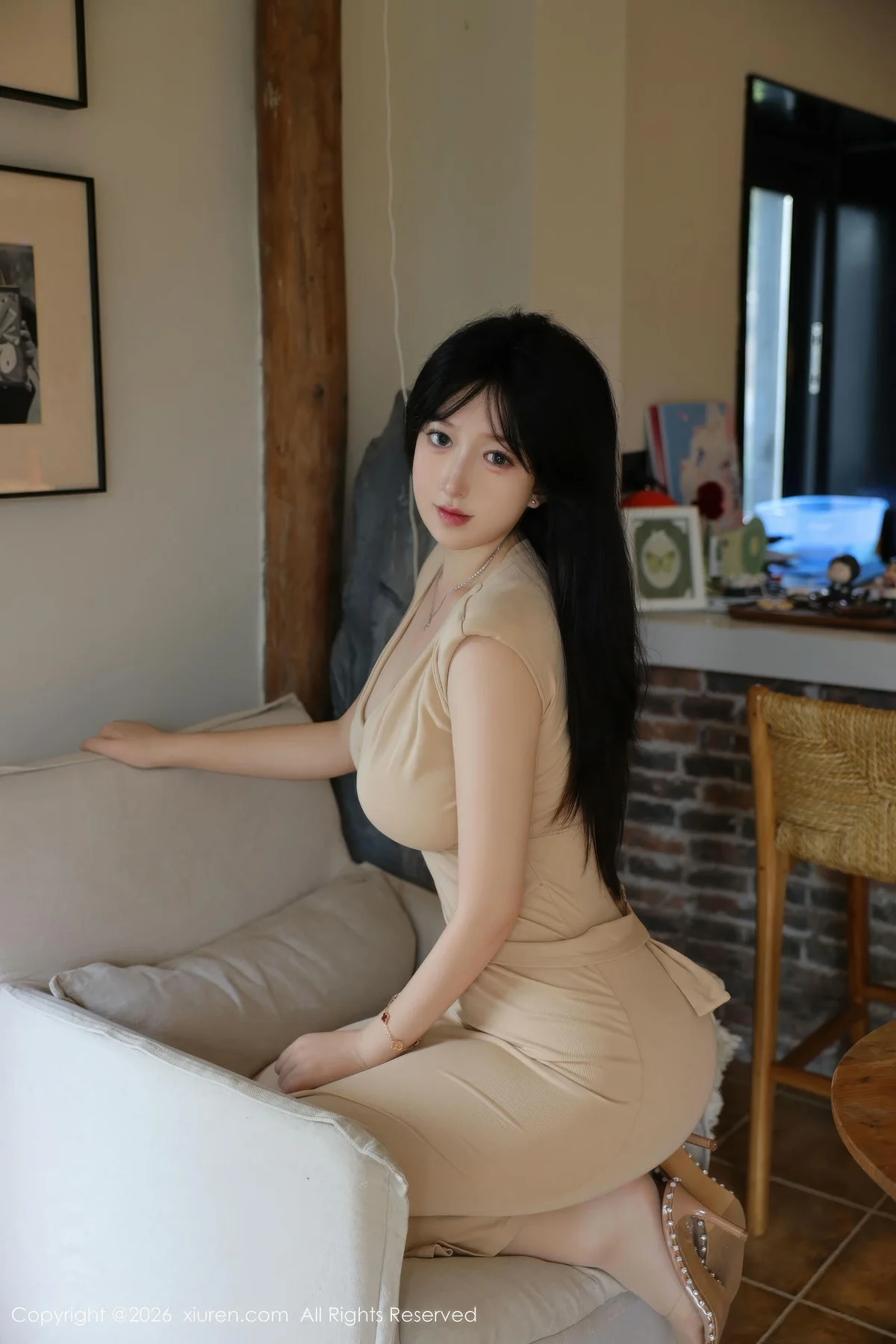 XiuRen 秀人 No.11288 奶思兔浅色小妈裙 - 8