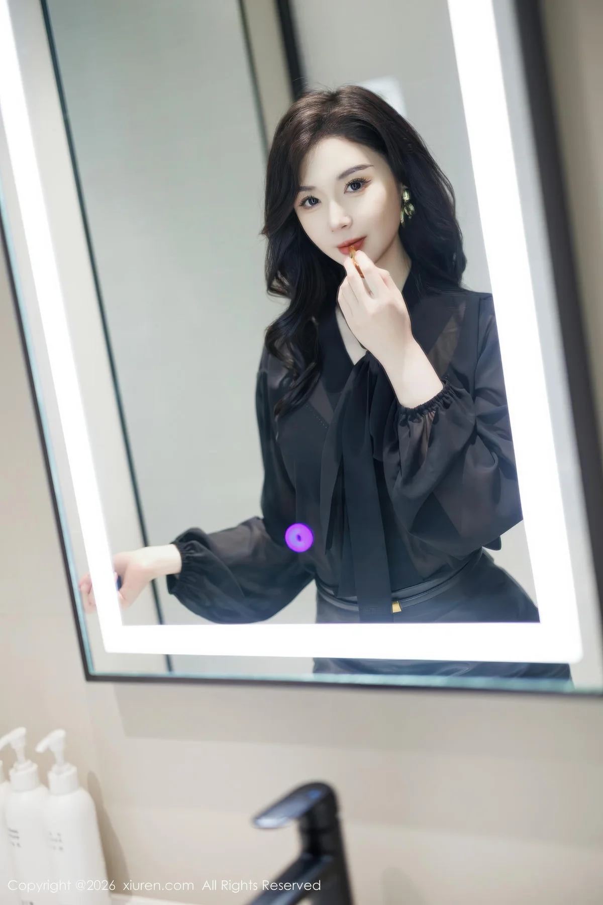 XiuRen 秀人 No.11291 心玥黑色皮裙黑丝高跟 - 6