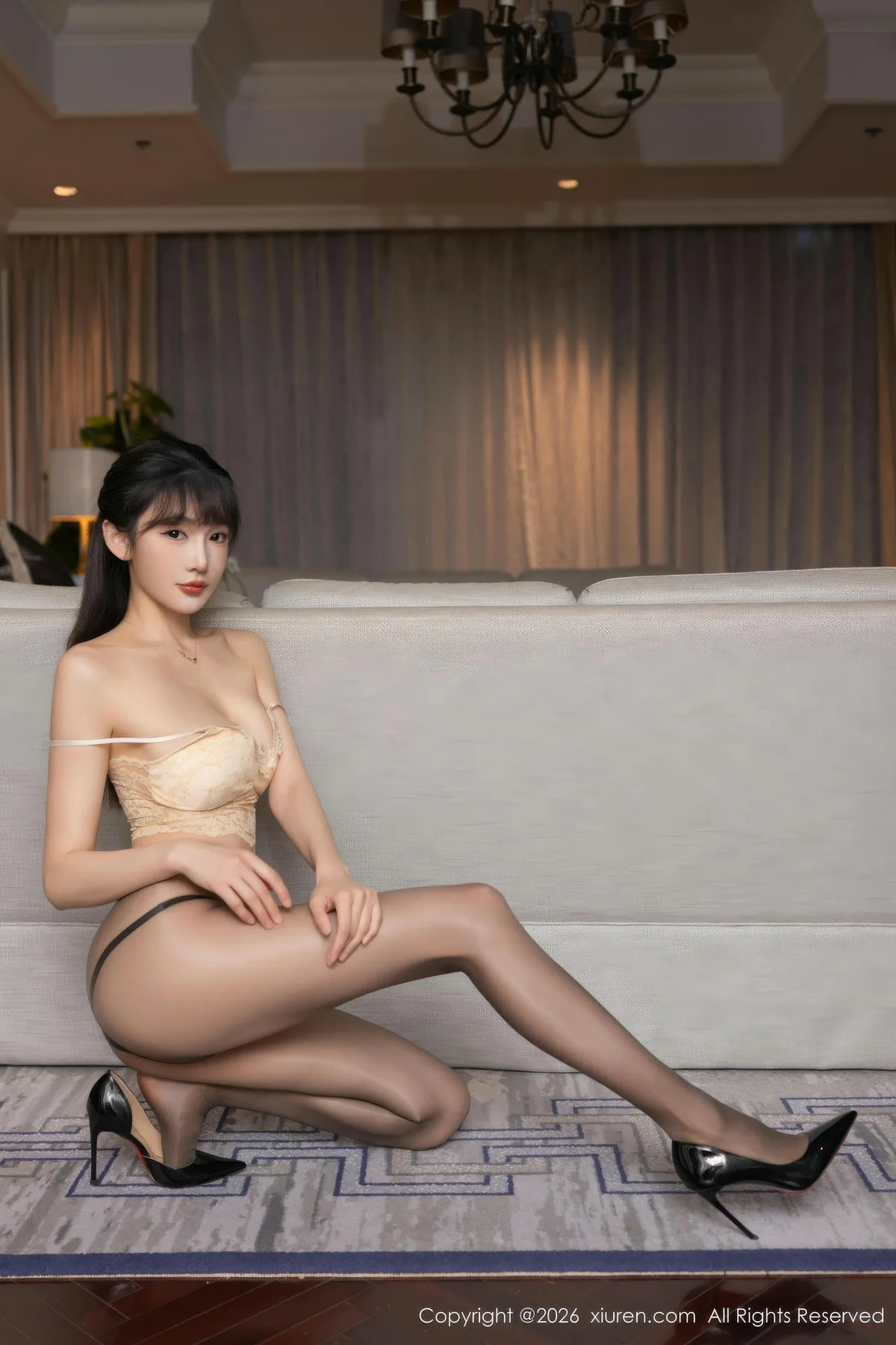 XiuRen 秀人 No.11295 陆萱萱教室短裙制服西服 - 1