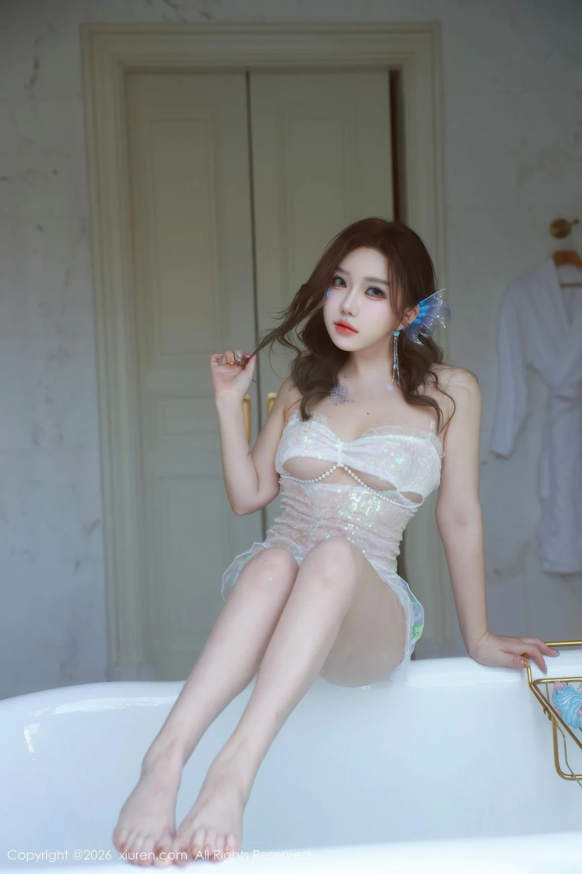 XiuRen 秀人 No.11298 小薯条nienie 浅色情趣服饰 - 2