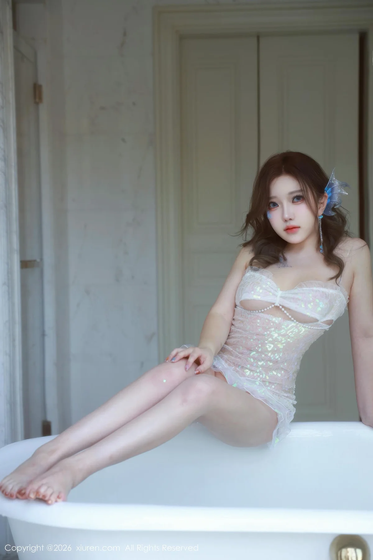 XiuRen 秀人 No.11298 小薯条nienie 浅色情趣服饰 - 5