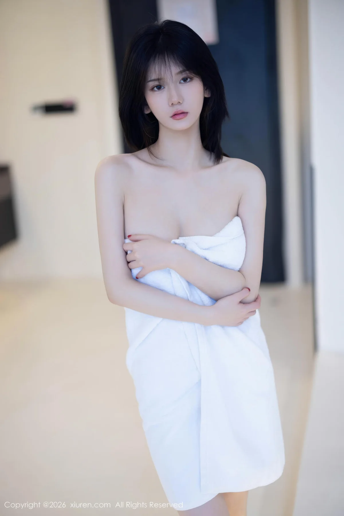 XiuRen 秀人 No.11302 凌七七 黑色情趣内衣 - 6