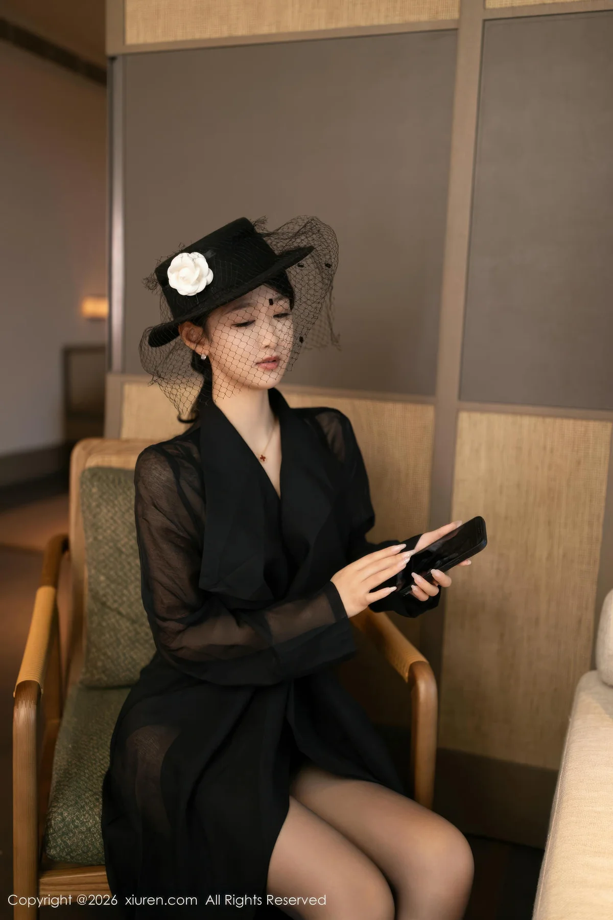 XiuRen 秀人 No.11309 唐安琪 黑丝翘臀ol丝袜 - 5
